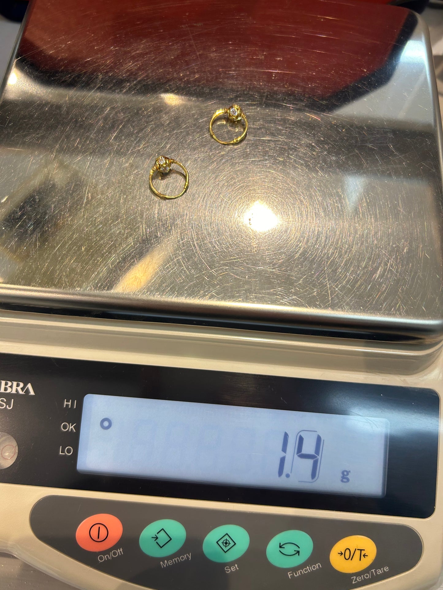 22ct Gold Earrings – 1.4g (Hallmarked)