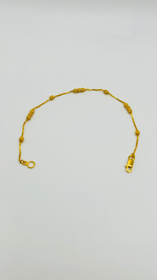 22ct Gold Ladies Bracelet – 3.2g (Hallmarked)