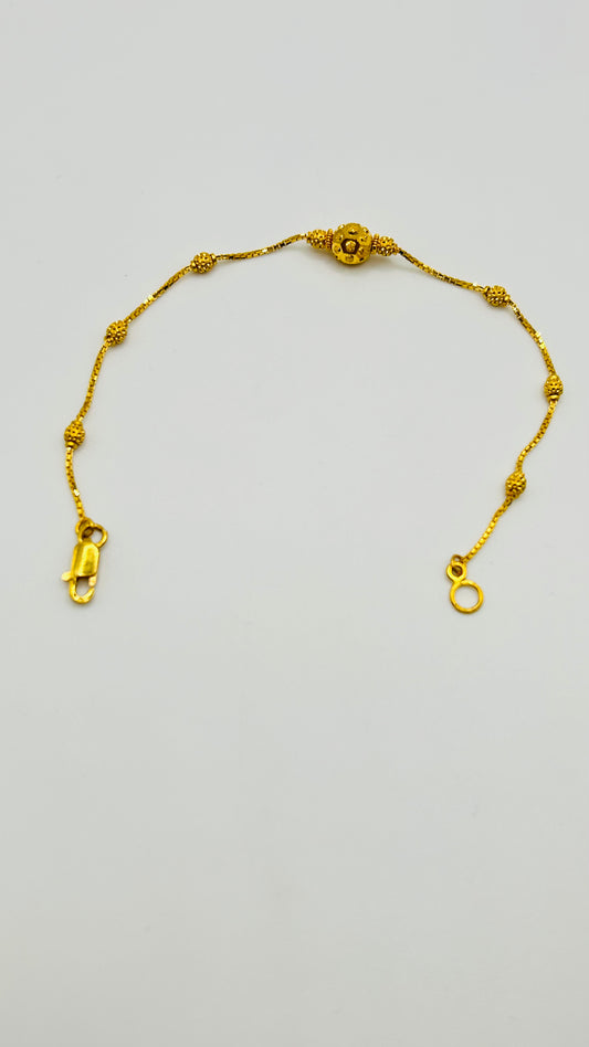 22ct Gold Ladies Bracelet – 3.6g (Hallmarked)