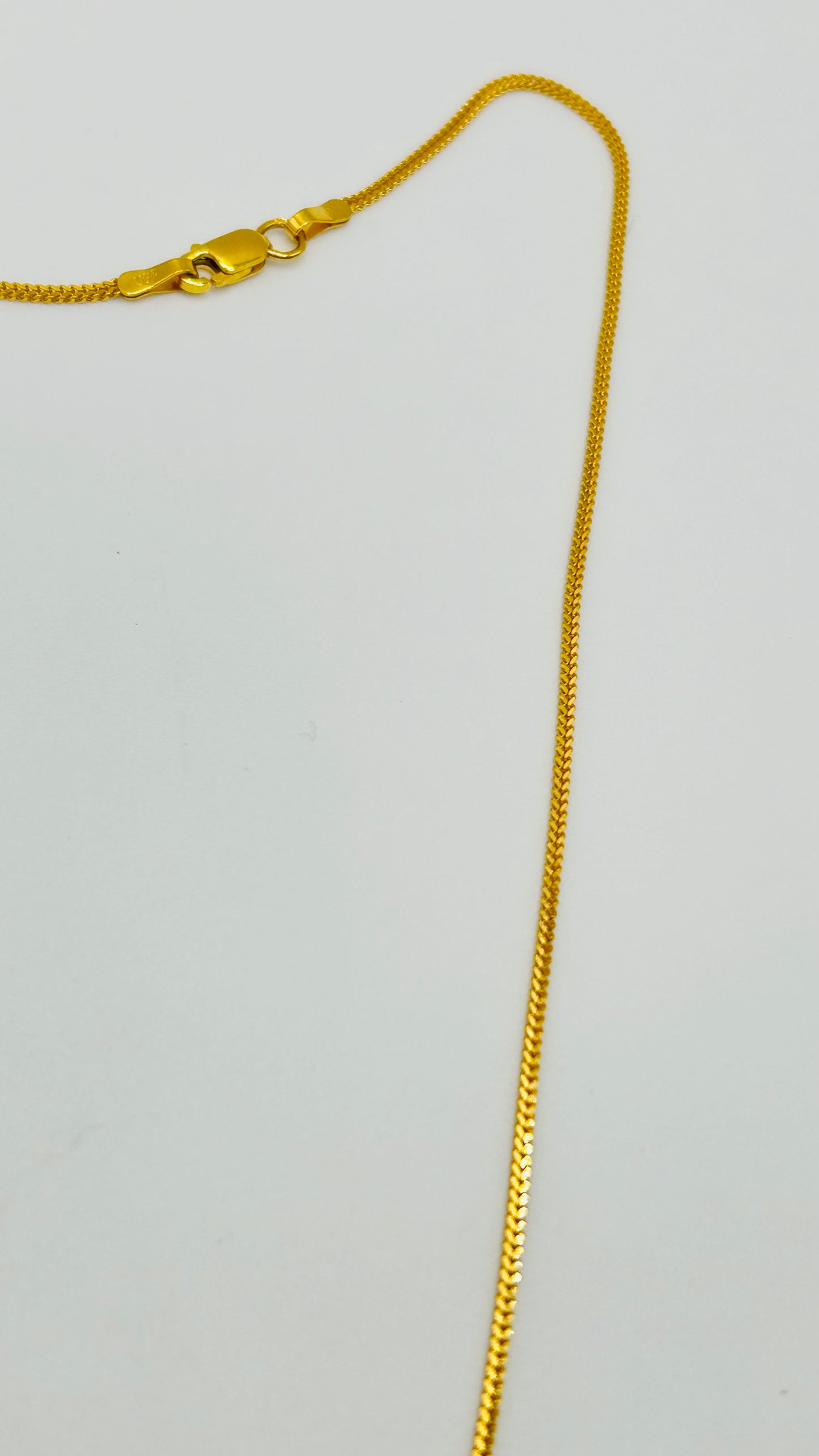 22ct Gold Chain – 16 Inch (3.8g, Hallmarked)