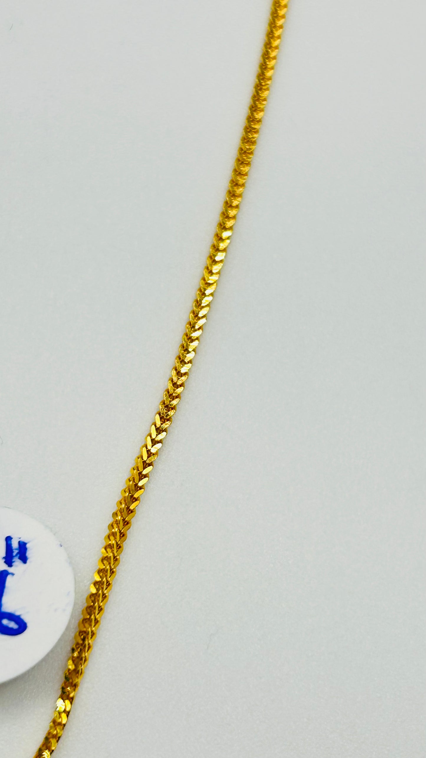 22ct Gold Chain – 16 Inch (3.8g, Hallmarked)