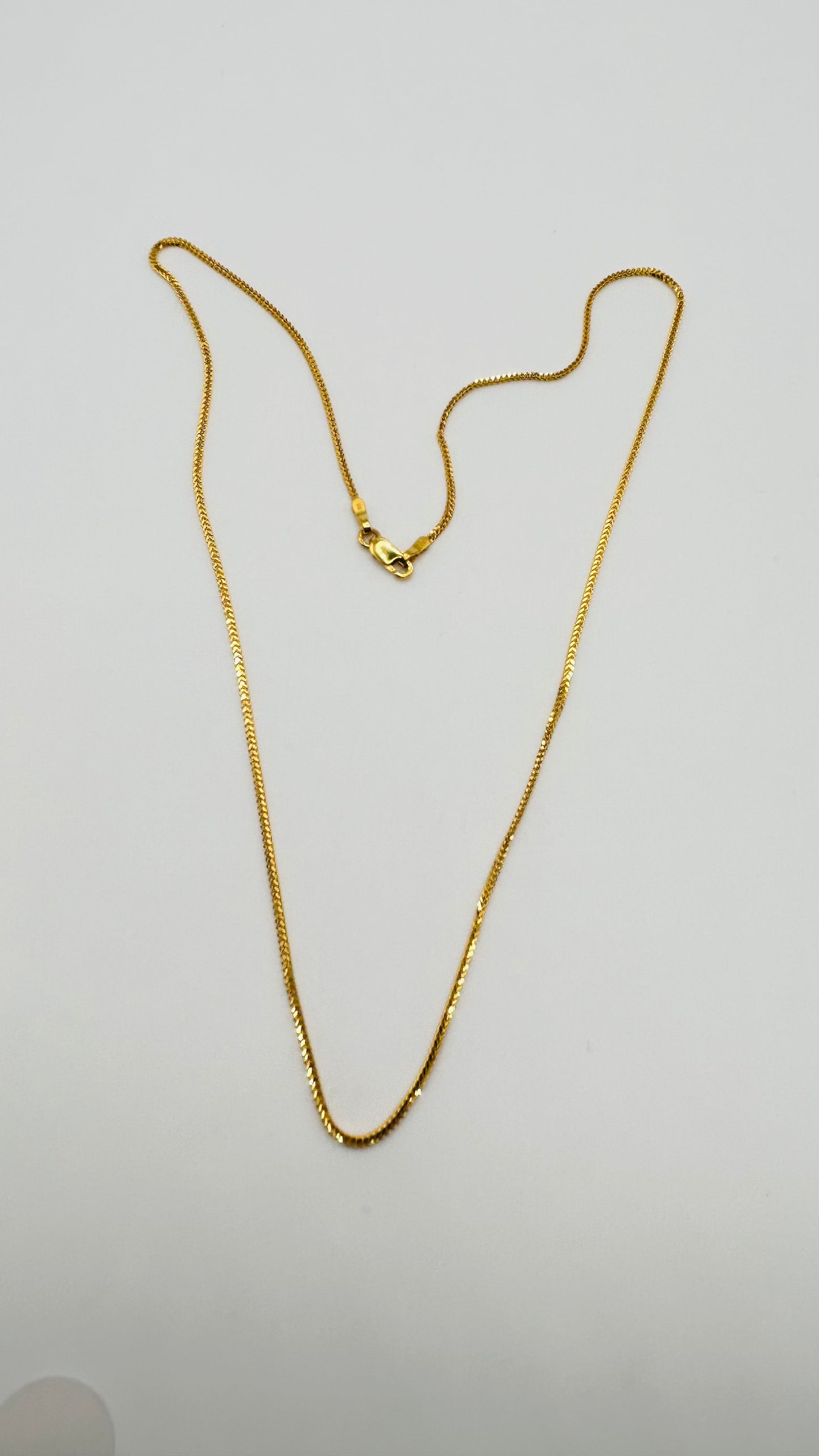 22ct Gold Chain – 18 Inch (4.1g, Hallmarked)
