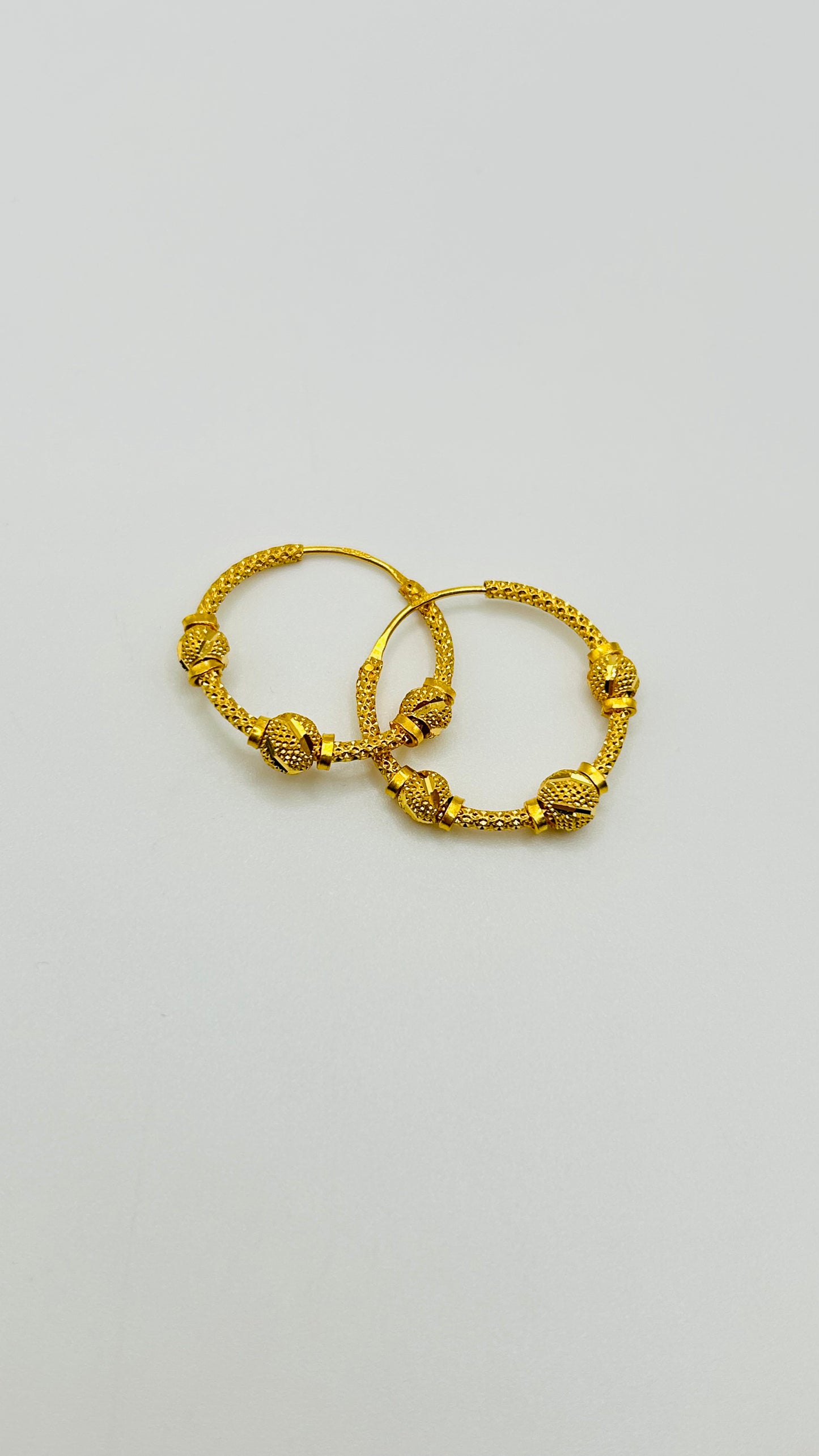 22ct Gold Earrings – 3.6g (Hallmarked)
