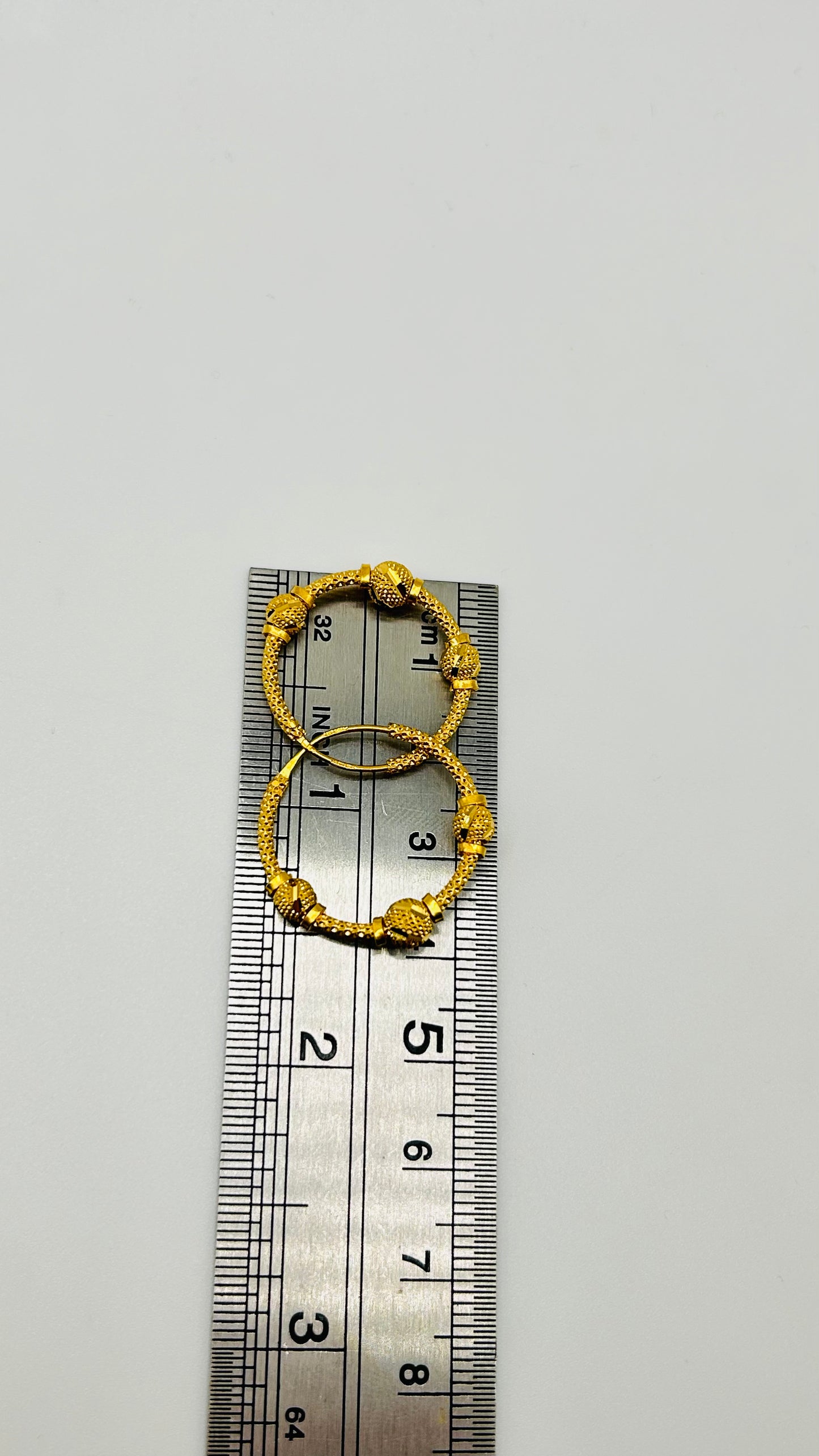 22ct Gold Earrings – 3.6g (Hallmarked)