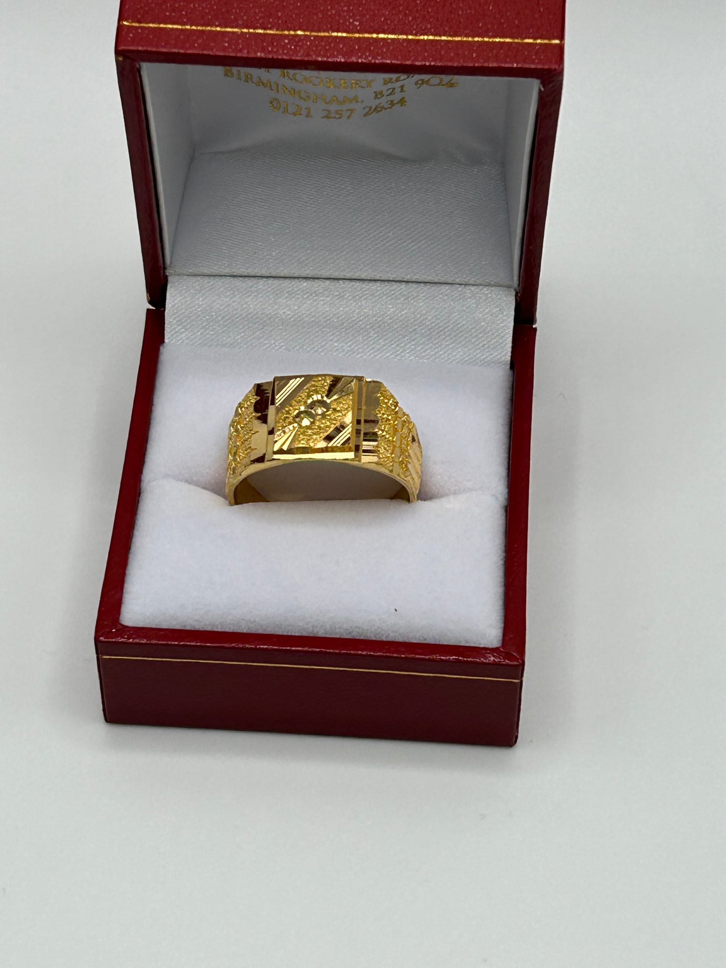 22ct Gold Ring Size U Hallmarked 6.7 grams