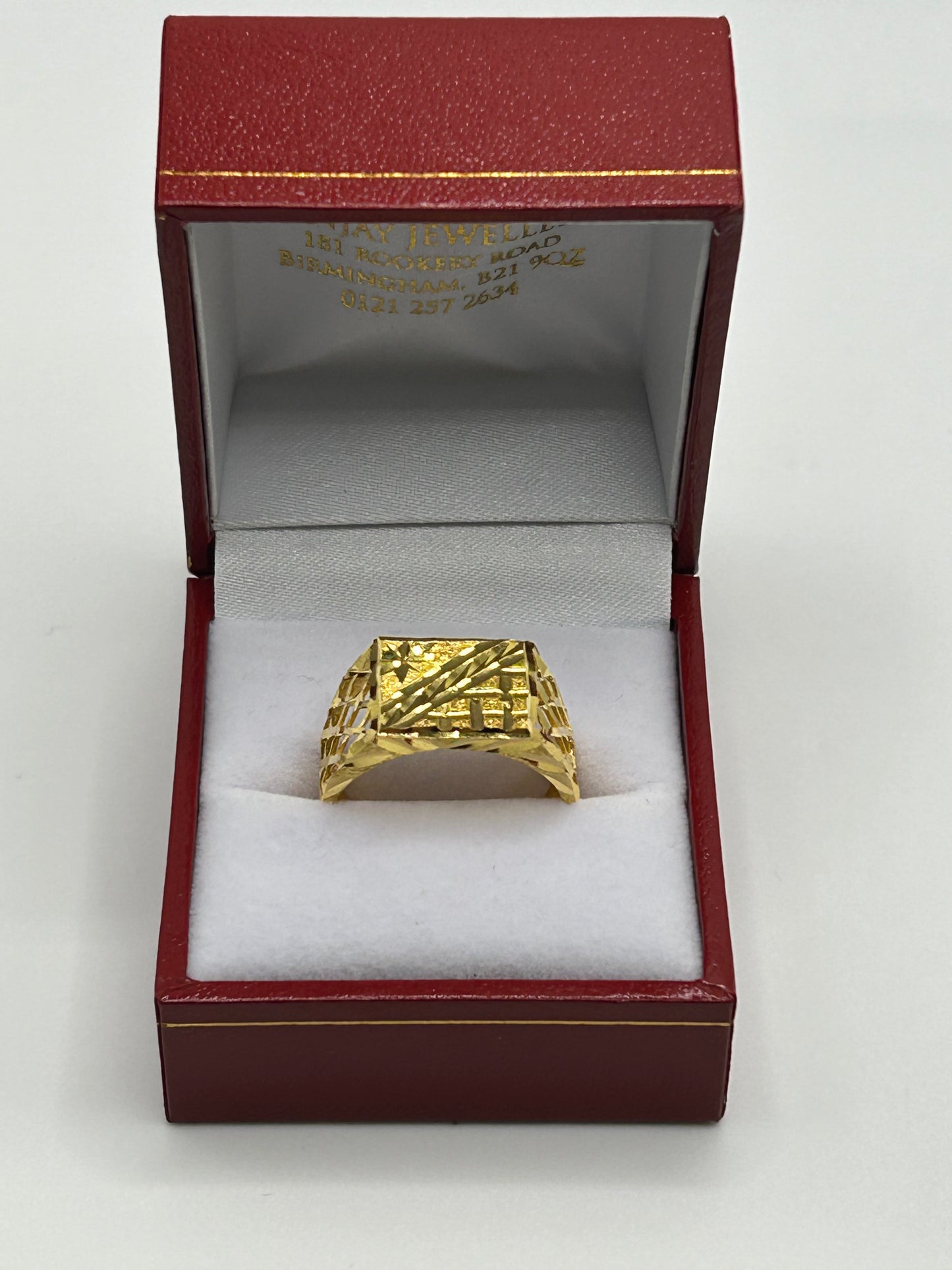 22ct Gold Ring Size U Hallmarked 5.5 grams