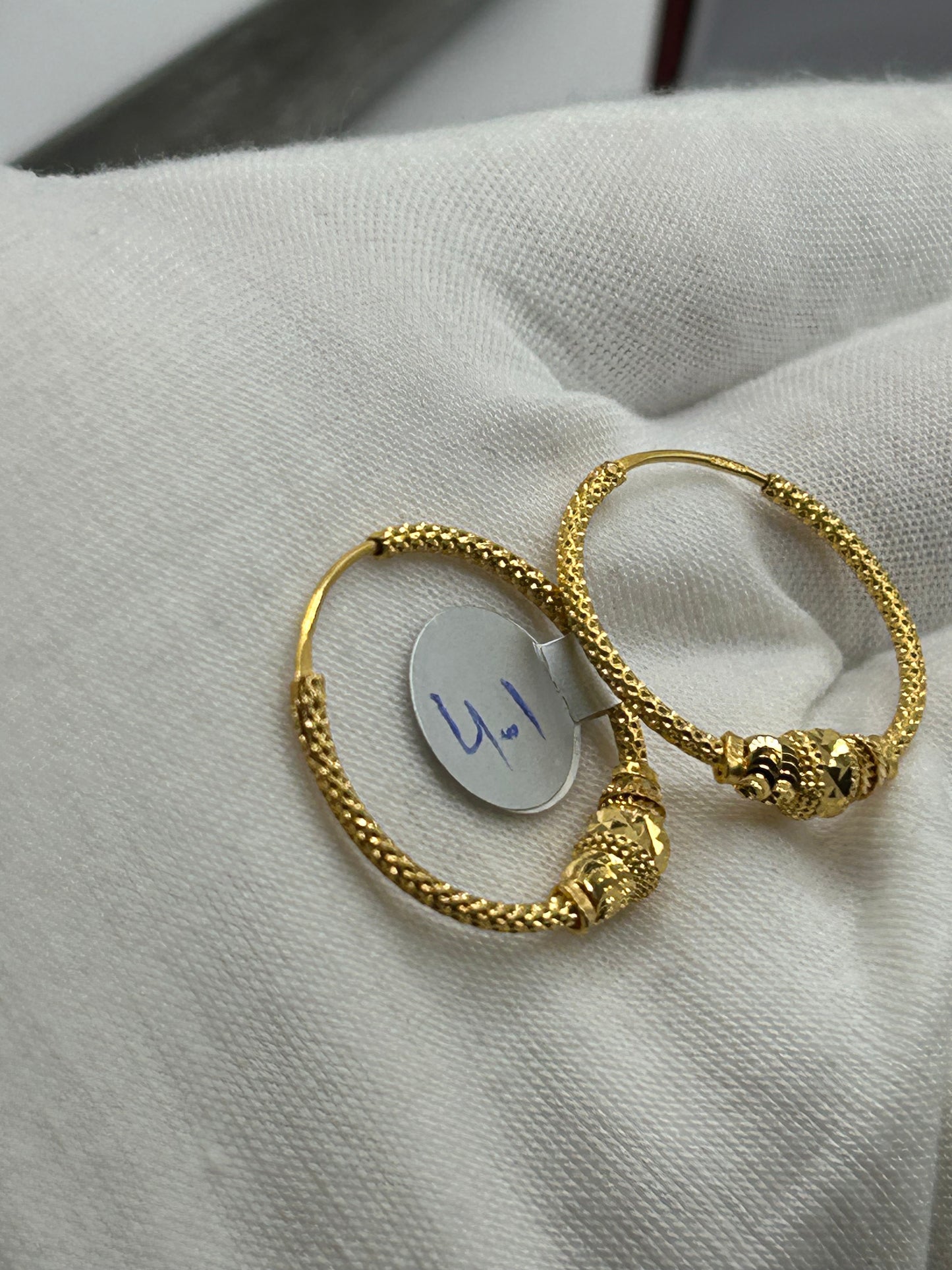 22ct Gold Earrings 4.1 grams Hallmarked