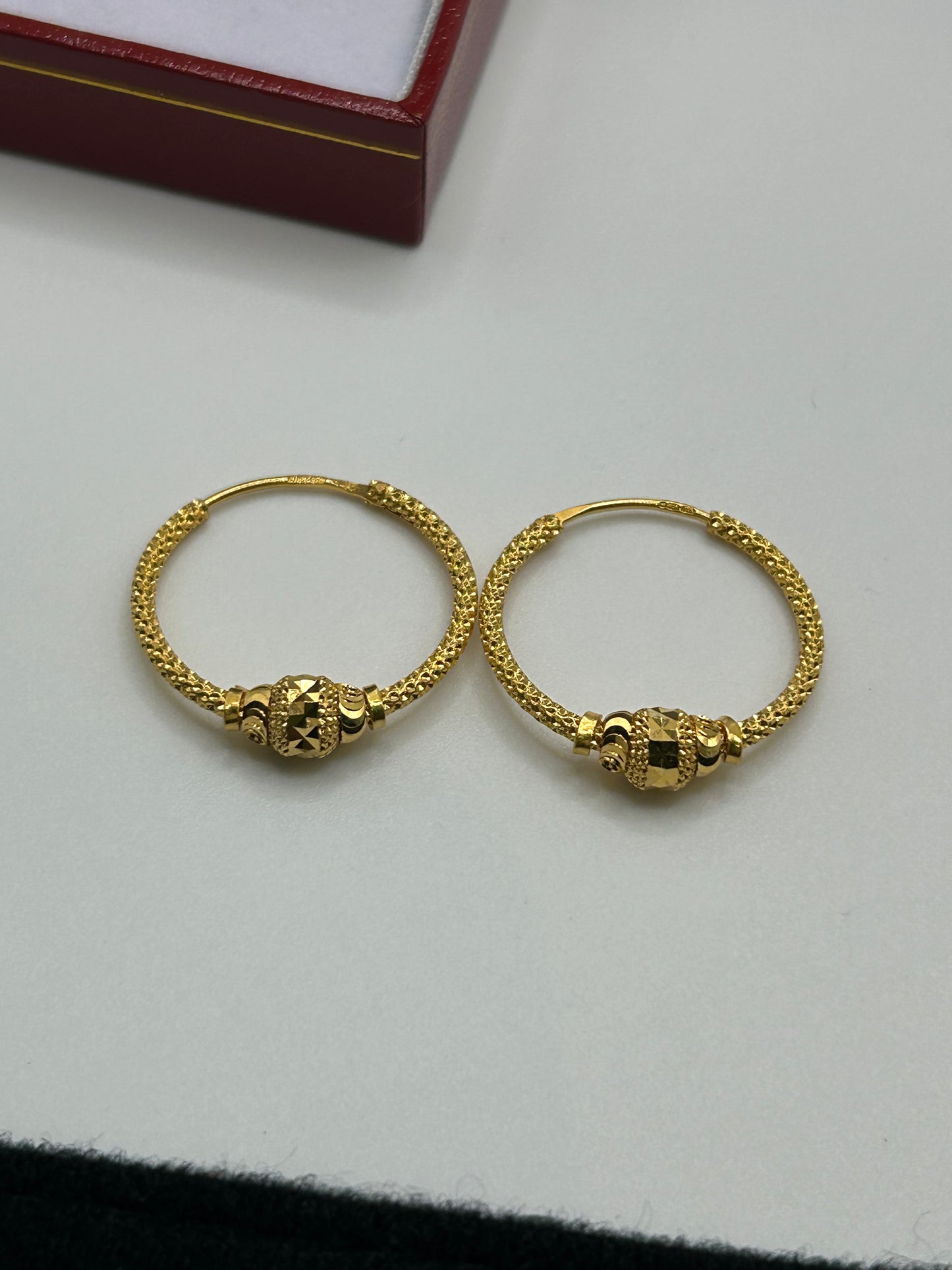 22ct Gold Earrings 3.6 grams Hallmarked