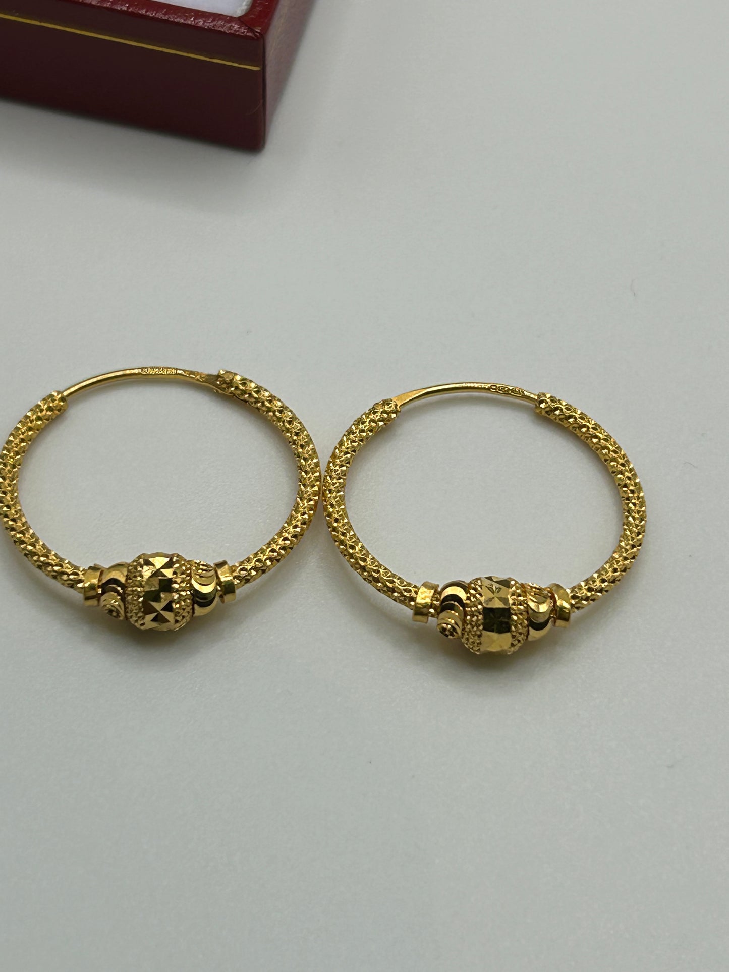 22ct Gold Earrings 3.6 grams Hallmarked