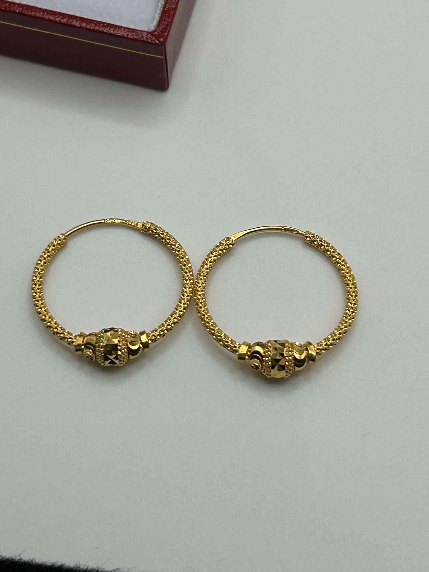 22ct Gold Earrings 3.6 grams Hallmarked