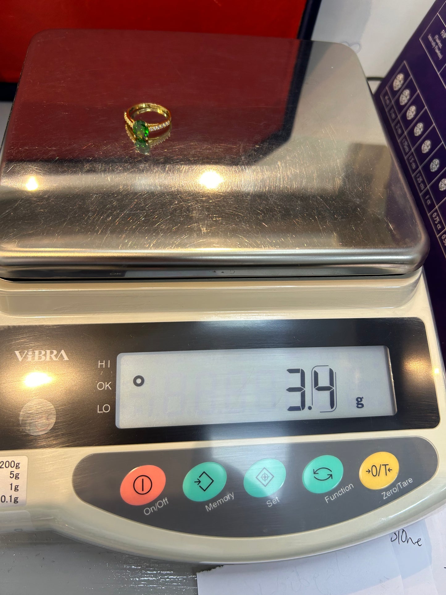 22ct Gold Ladies Ring 3.4 grams Size O