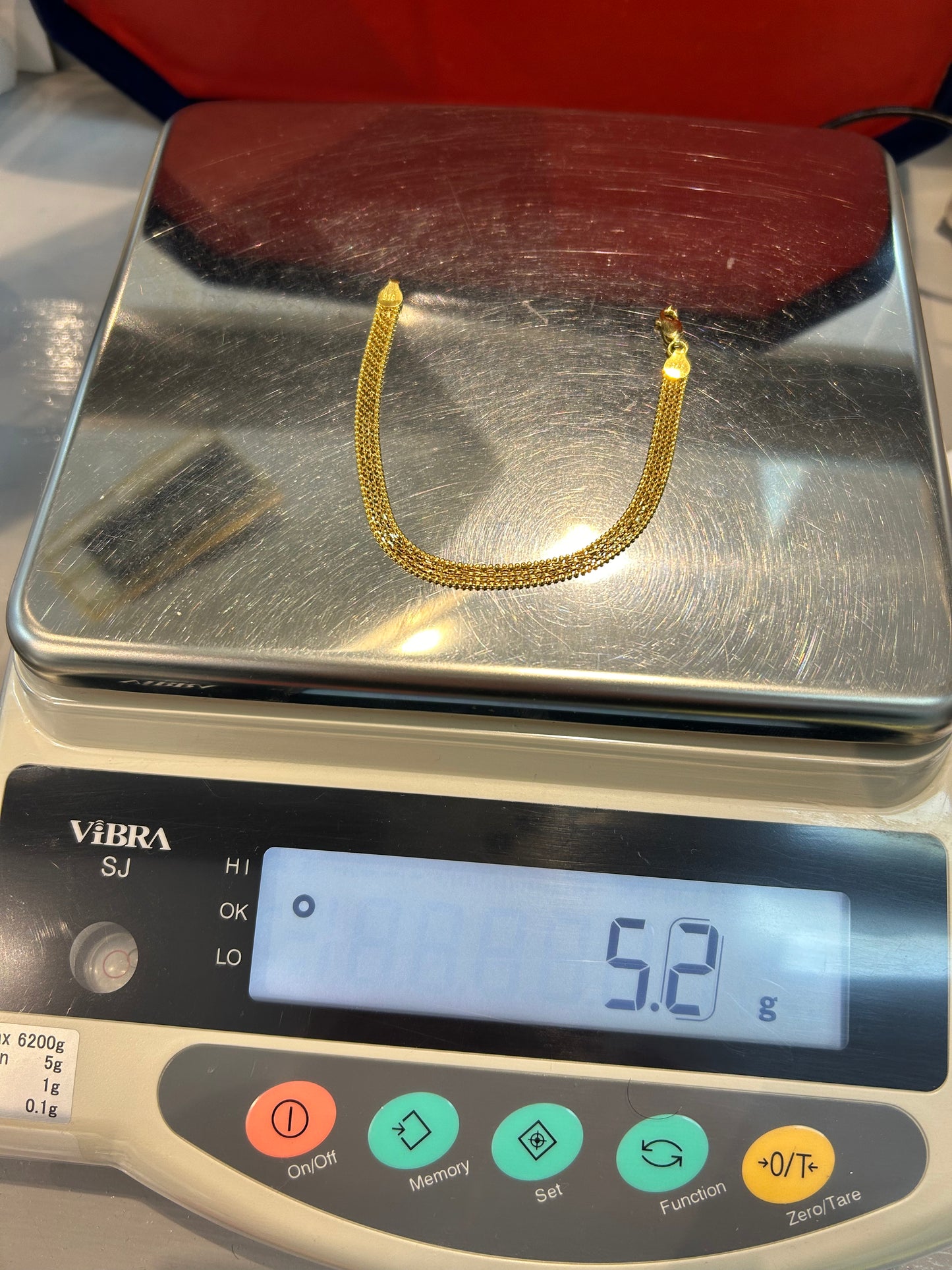 22ct Gold Ladies Bracelet – 5.2g – 7 Inch (Hallmarked)