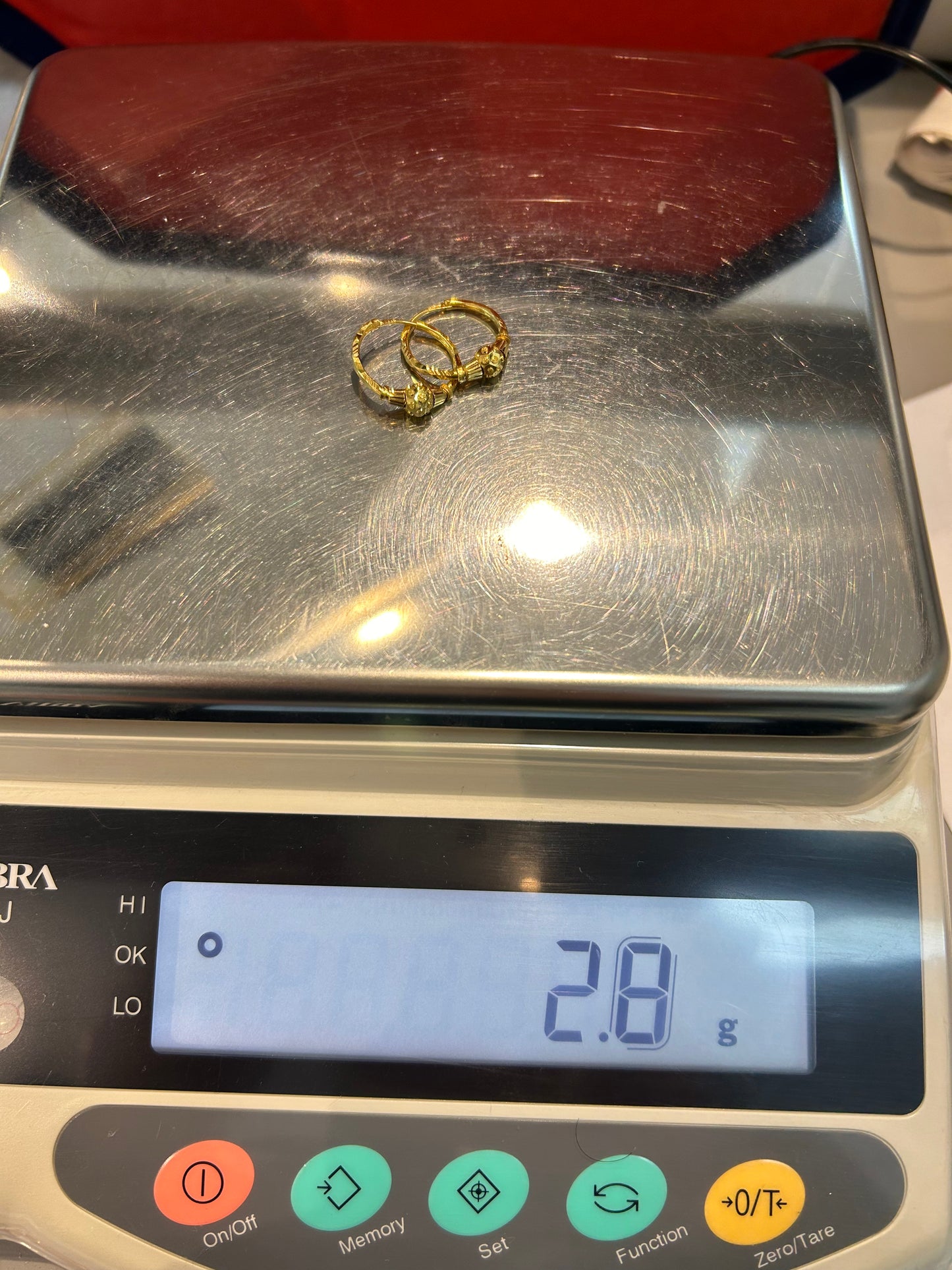 22ct Gold Earrings – 2.8g (Hallmarked)