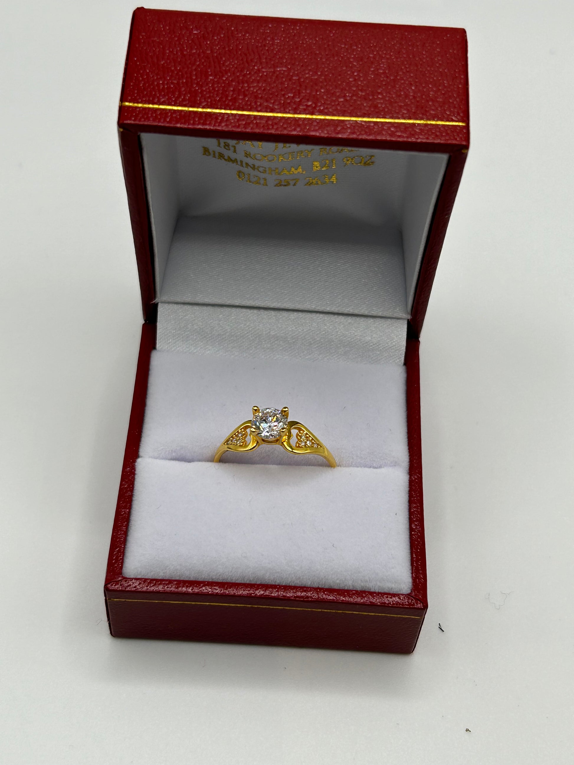 22ct Gold Ring Ladies 2.2 grams Size P Sanjay Jewellers