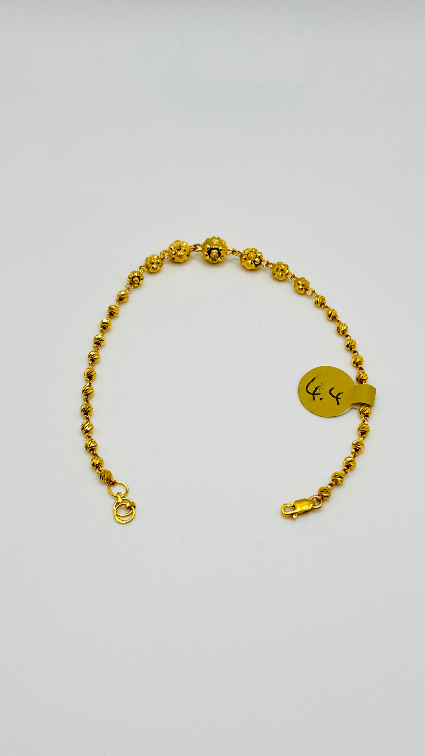 22ct Gold Ladies Bracelet – 4.4g – 7 Inch (Hallmarked)