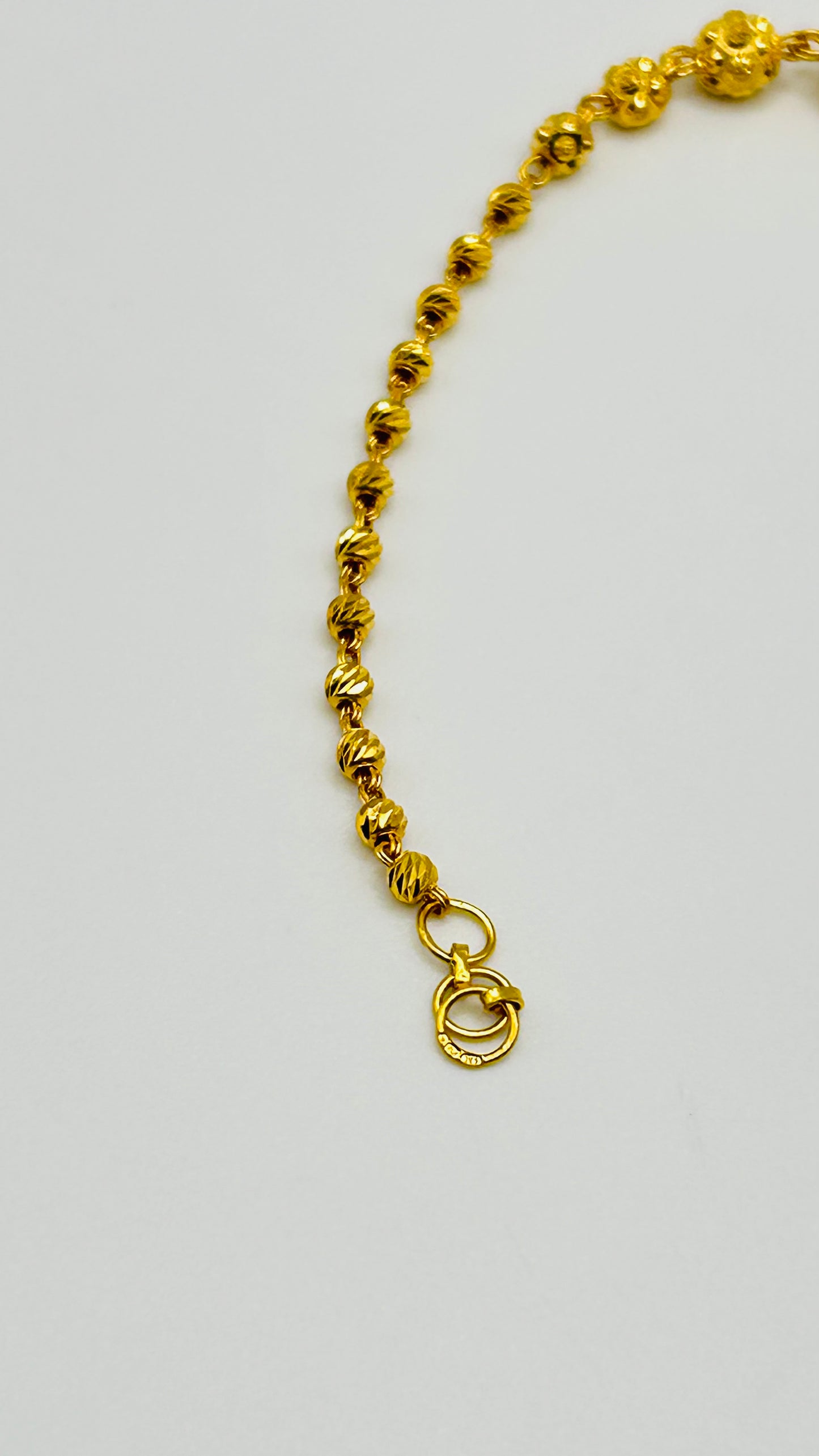 22ct Gold Ladies Bracelet – 4.4g – 7 Inch (Hallmarked)