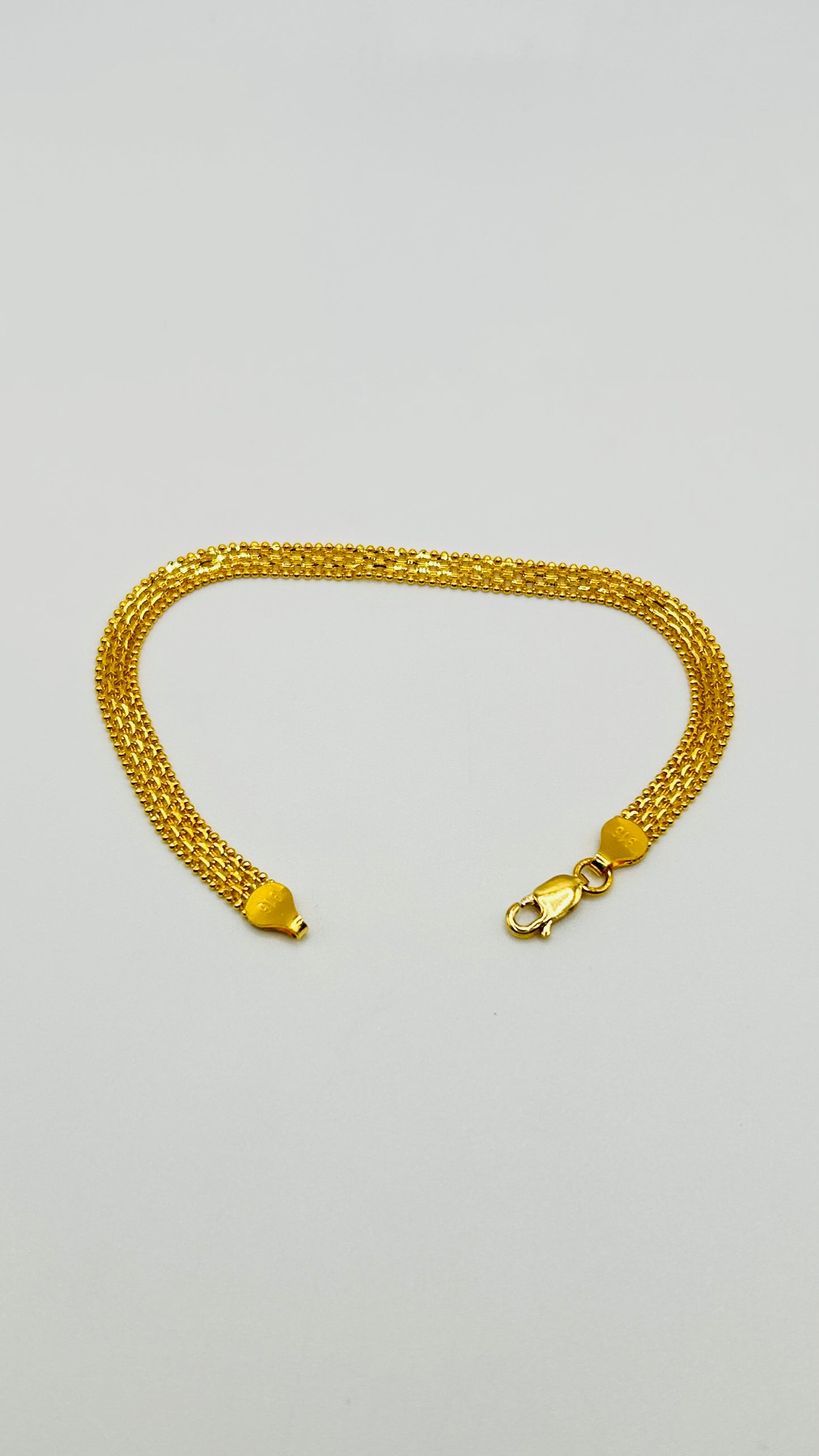 22ct Gold Ladies Bracelet – 5.2g – 7 Inch (Hallmarked)