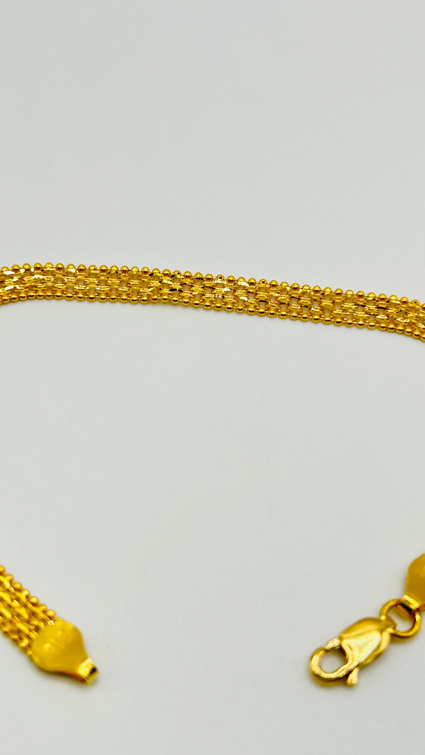 22ct Gold Ladies Bracelet – 5.2g – 7 Inch (Hallmarked)