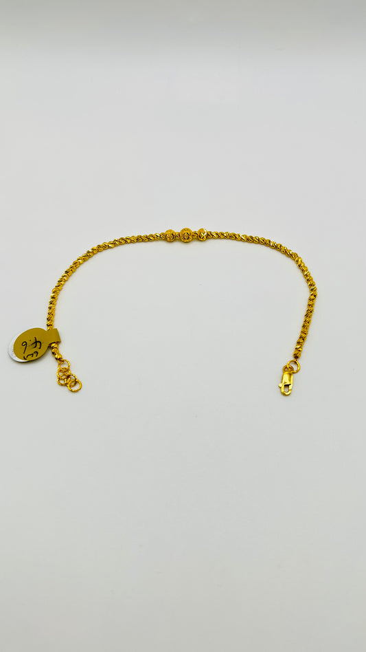 22ct Gold Ladies Bracelet – 4.6g – 8 Inch (Hallmarked)