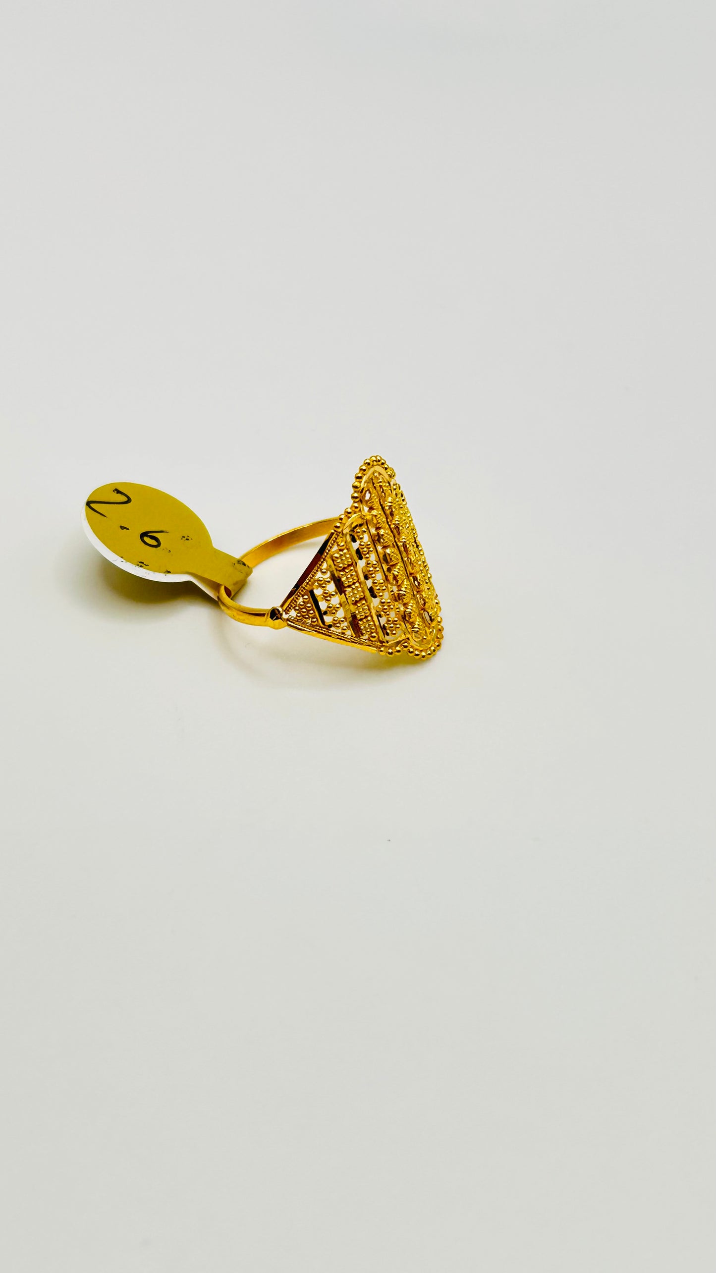 22ct Gold Ring – 2.6g – Size N½ (Hallmarked)