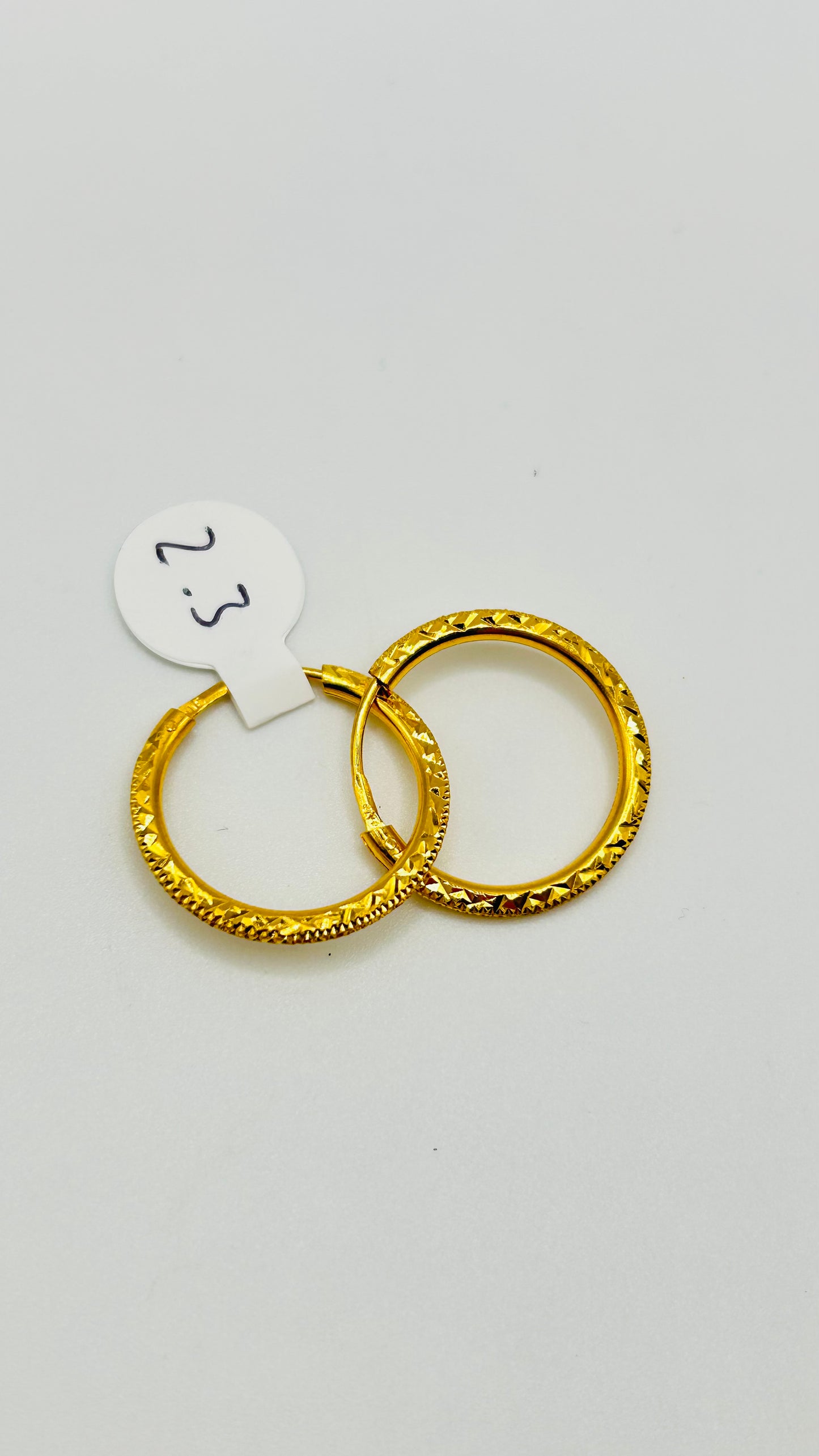 22ct Gold Earrings – 2.3g (Hallmarked)