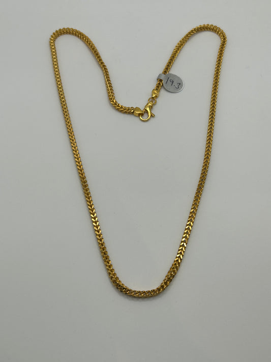 22ct Gold Chain - 19.3 grams, 22 Inches (Hallmarked)