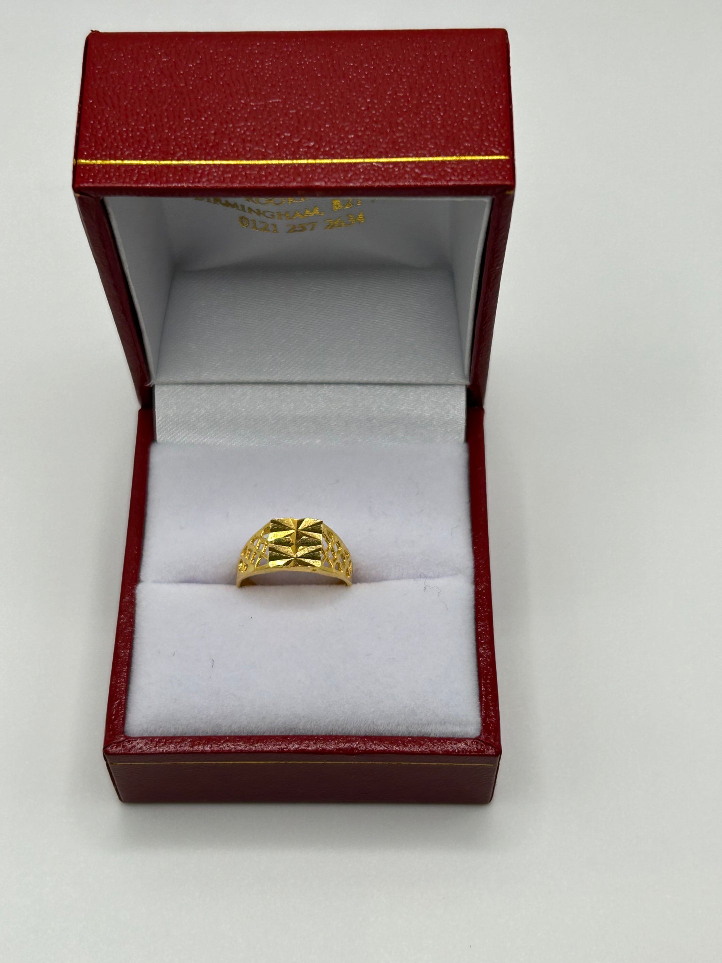 22ct Gold Baby Ring 1.5 grams Hallmarked