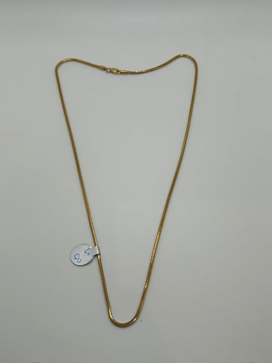 22ct Gold Chain 8.5 grams 20 inch Hallmarked