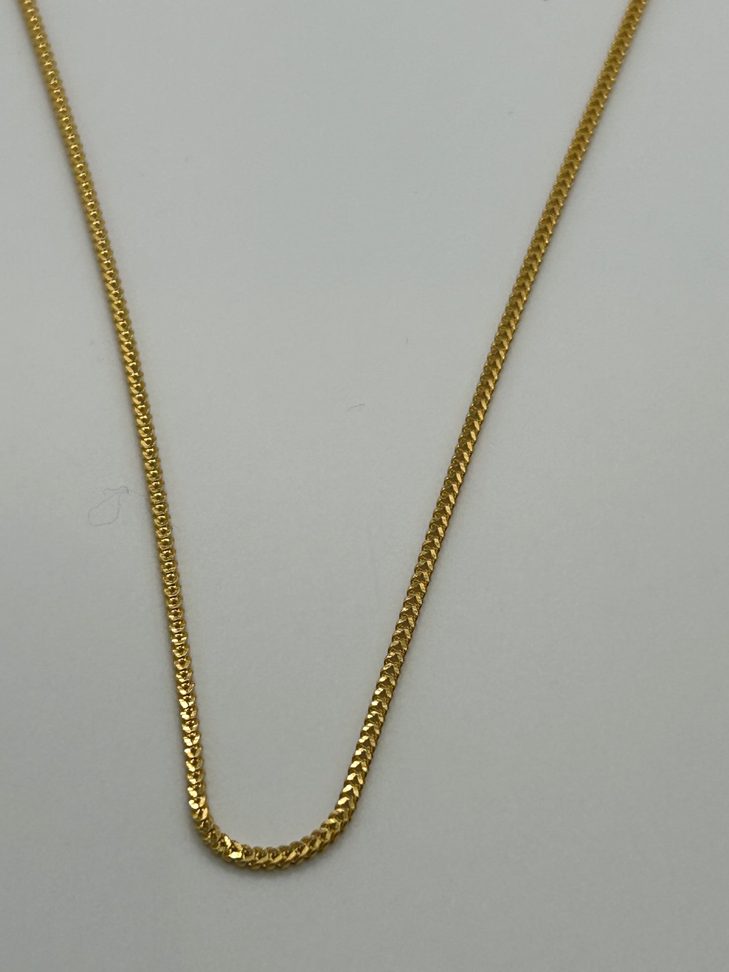 22ct Gold Chain - 9.0 grams, Solid, 18 Inch Hallmarked