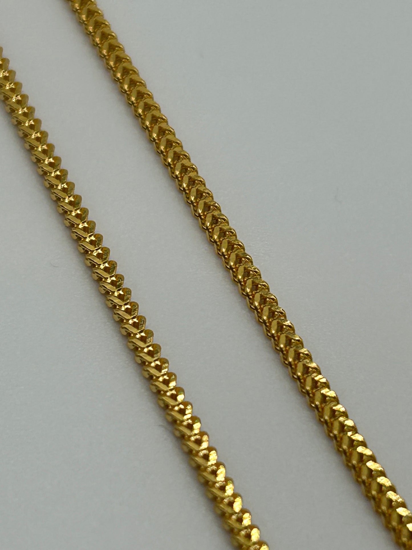 22ct Gold Chain - 9.0 grams, Solid, 18 Inch Hallmarked