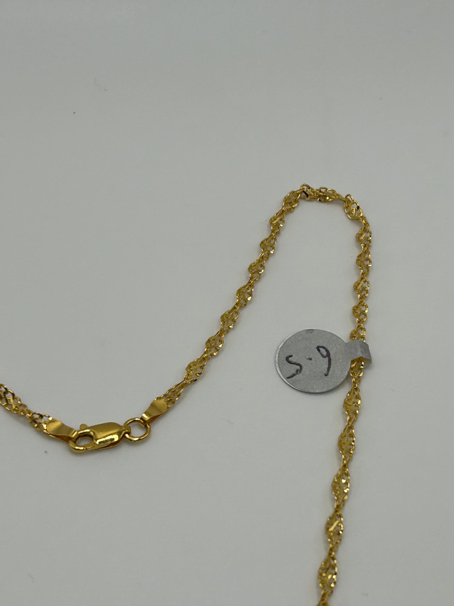 22ct Gold Chain - 6.5 grams, 18 Inch Hallmarked