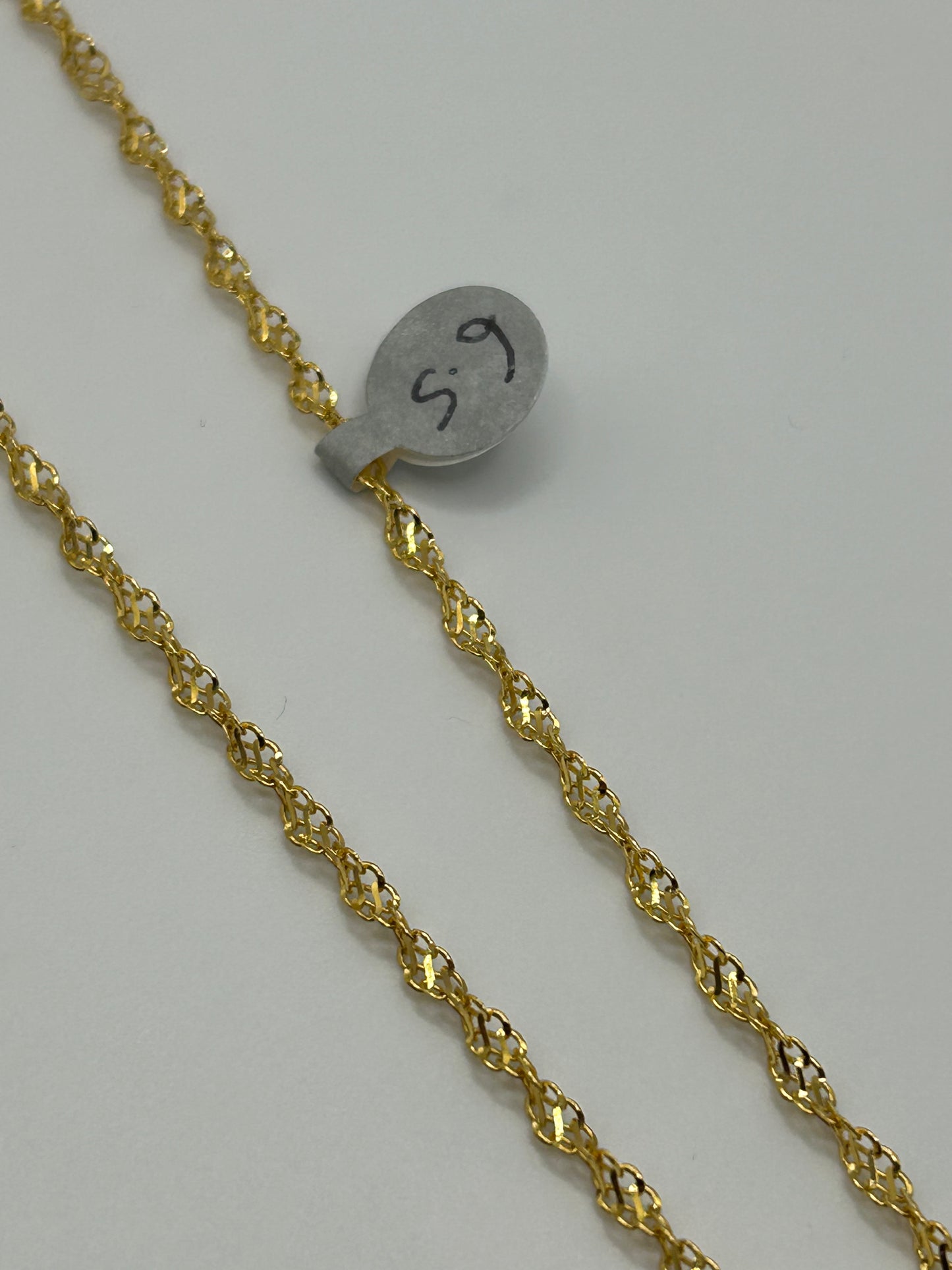 22ct Gold Chain - 6.5 grams, 18 Inch Hallmarked