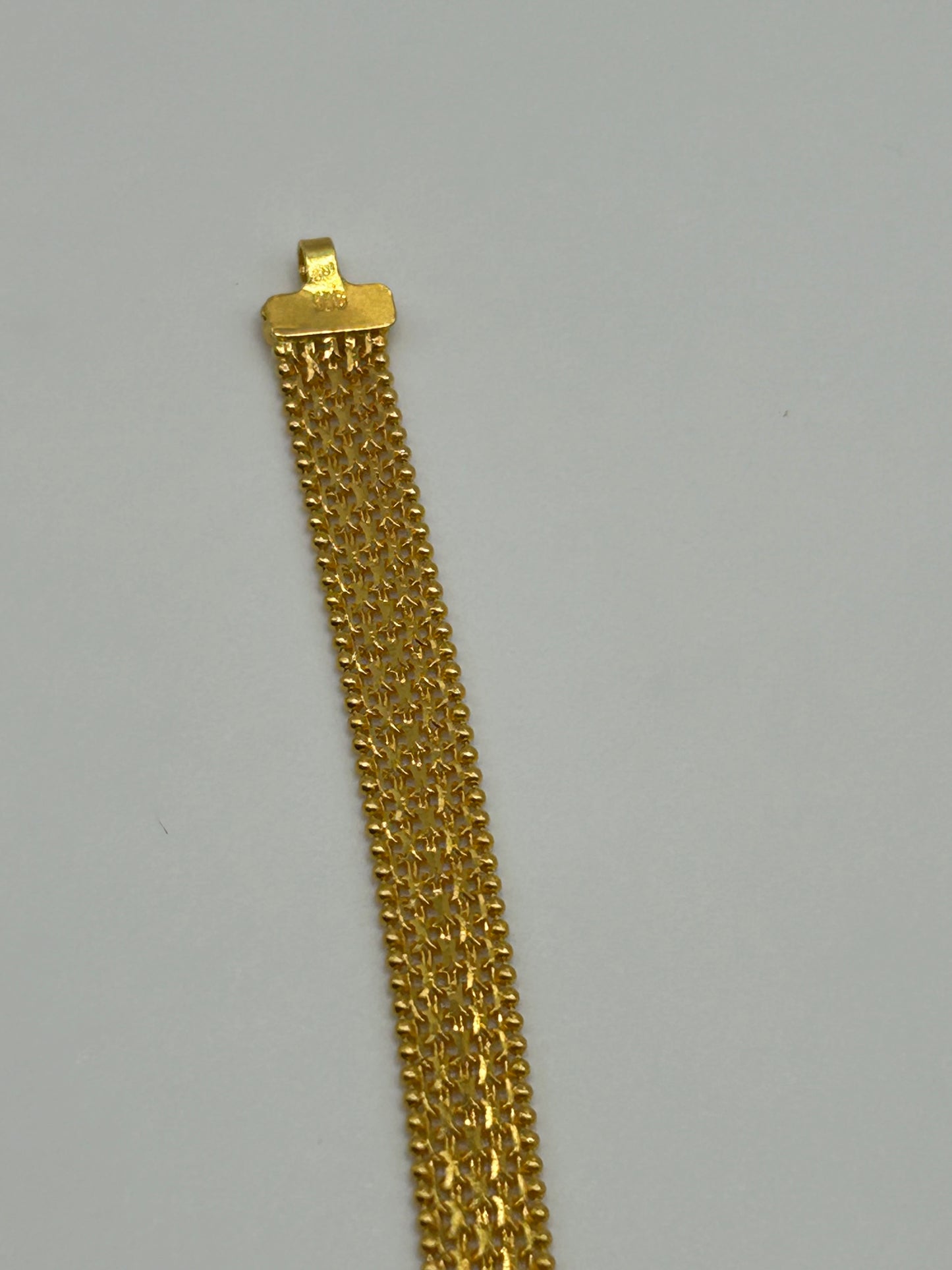 22ct Gold Ladies Bracelet 7.2 grams Hallmarked