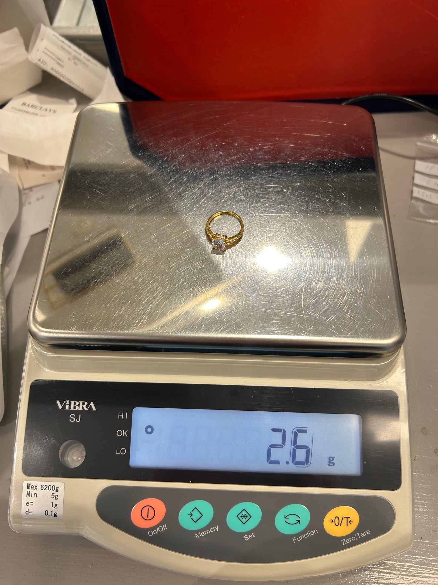 22ct Gold Ladies Ring – 2.6g – Size L (Hallmarked)