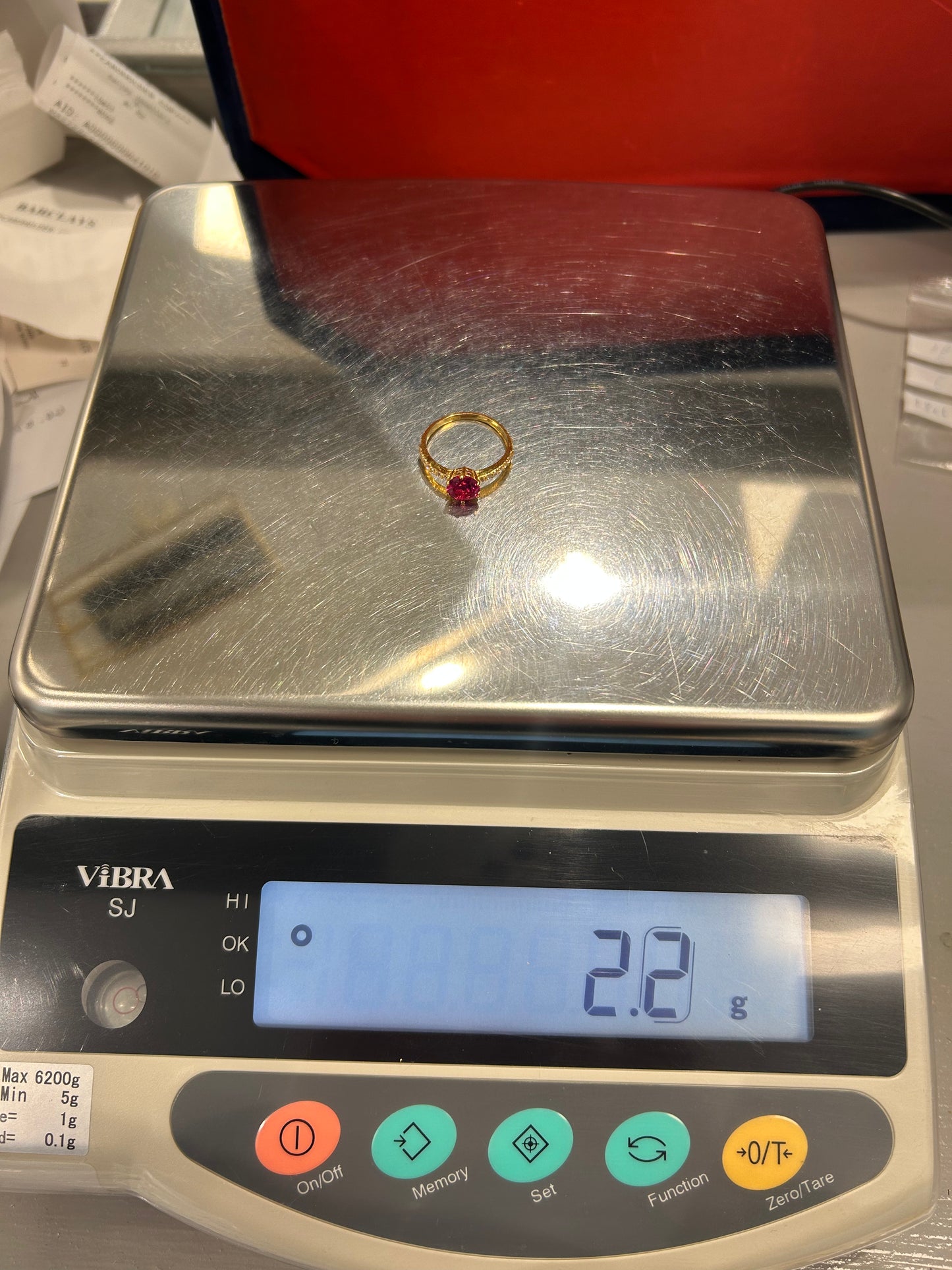 22ct Gold Ladies Ring – 2.2g – Size O (Hallmarked)