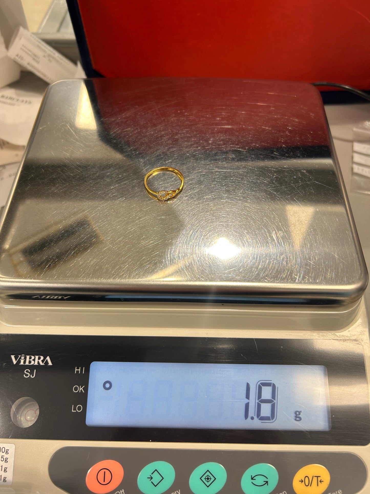 22ct Gold Ladies Ring – 1.8g – Size Q (Hallmarked)