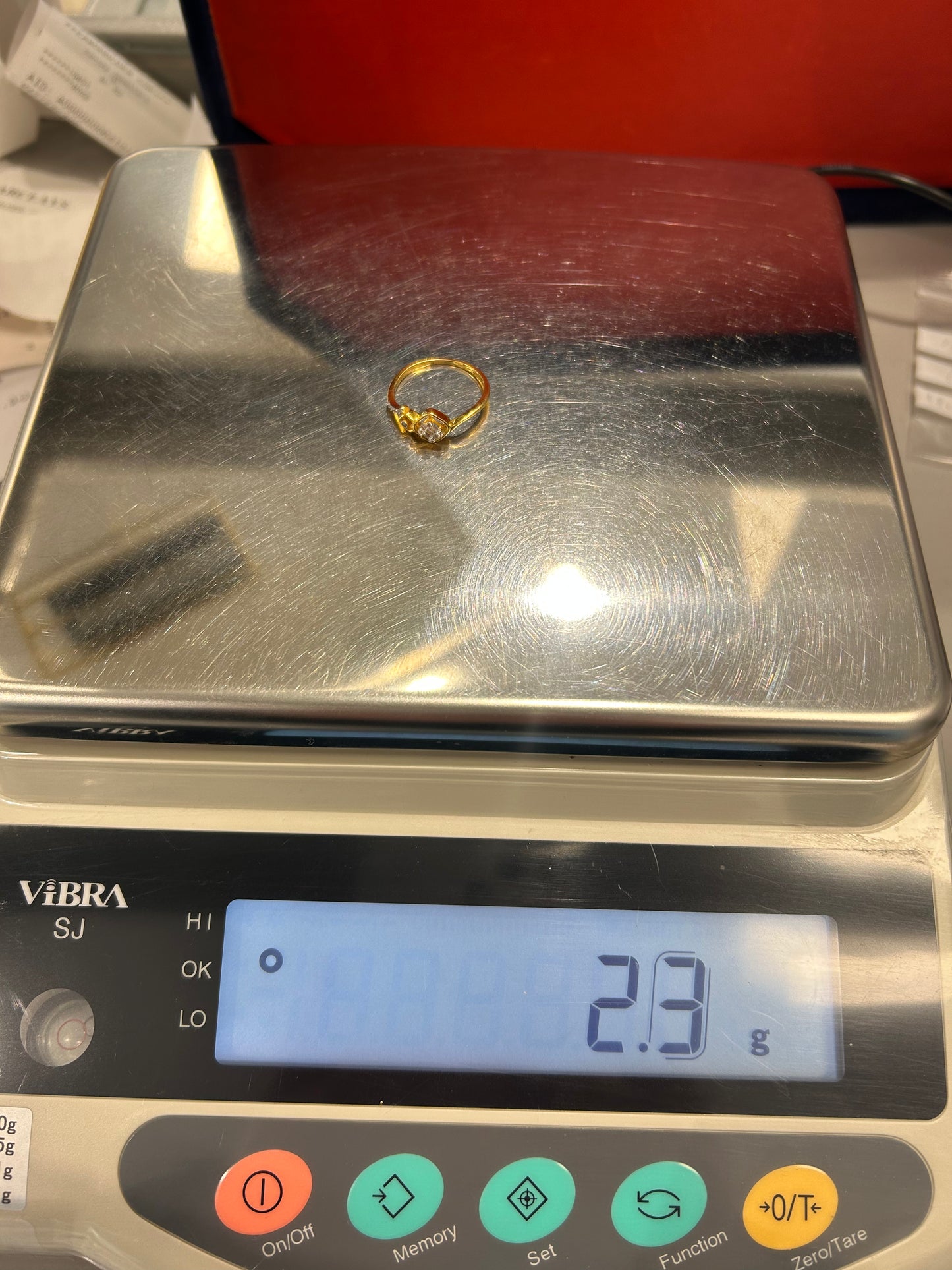 22ct Gold Ladies Ring – 2.3g – Size P (Hallmarked)