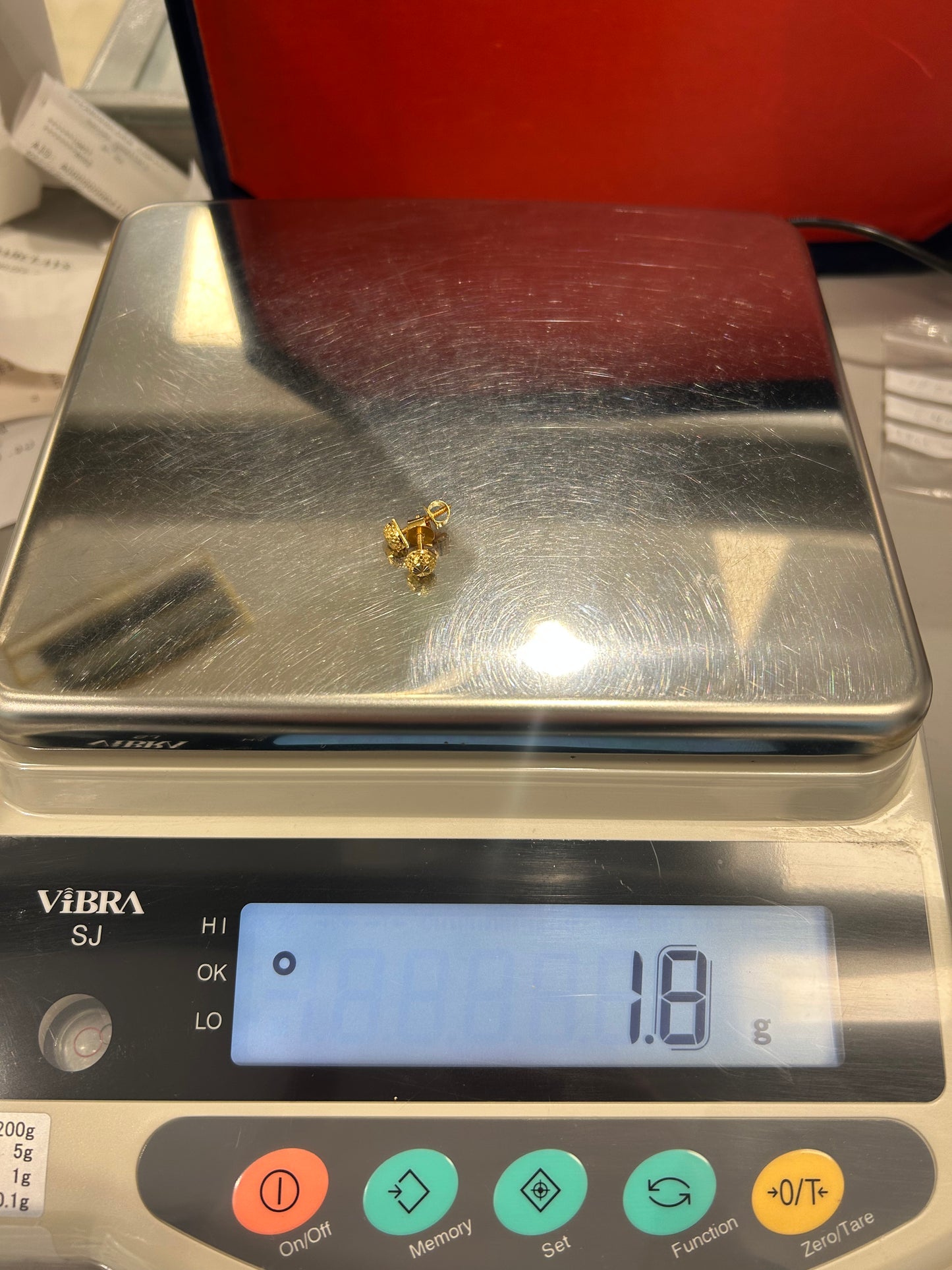 22ct Gold Stud Earrings – 1.8g (Hallmarked)