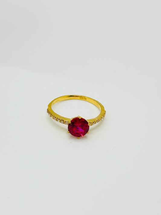 22ct Gold Ladies Ring – 2.2g – Size O (Hallmarked)