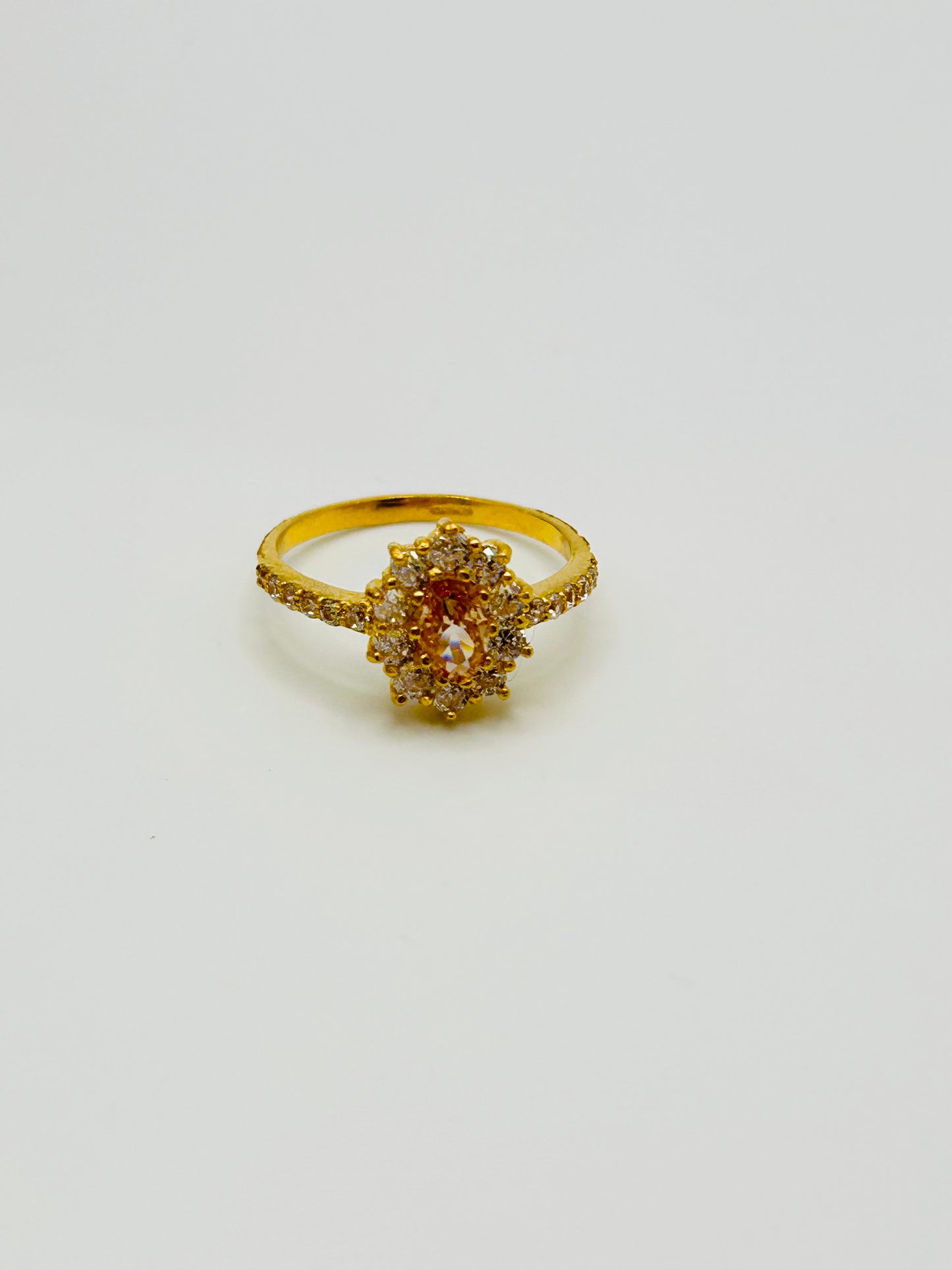 22ct Gold Ladies Ring – 3.3g – Size N½ (Hallmarked)