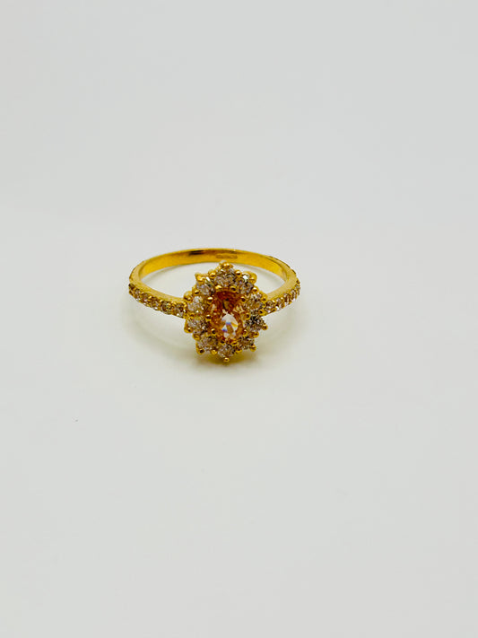 22ct Gold Ladies Ring – 3.3g – Size N½ (Hallmarked)