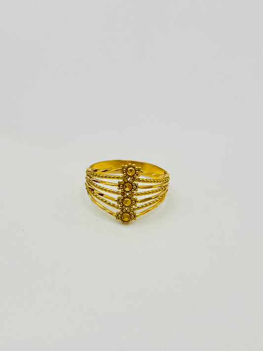 22ct Gold Ladies Ring – 2.4g – Size M (Hallmarked)
