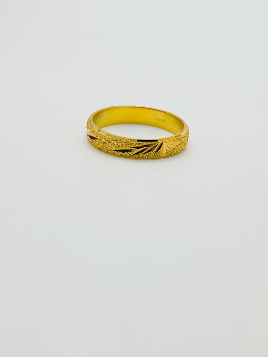 22ct Gold Ladies Band – 3.5g – Size N (Hallmarked)