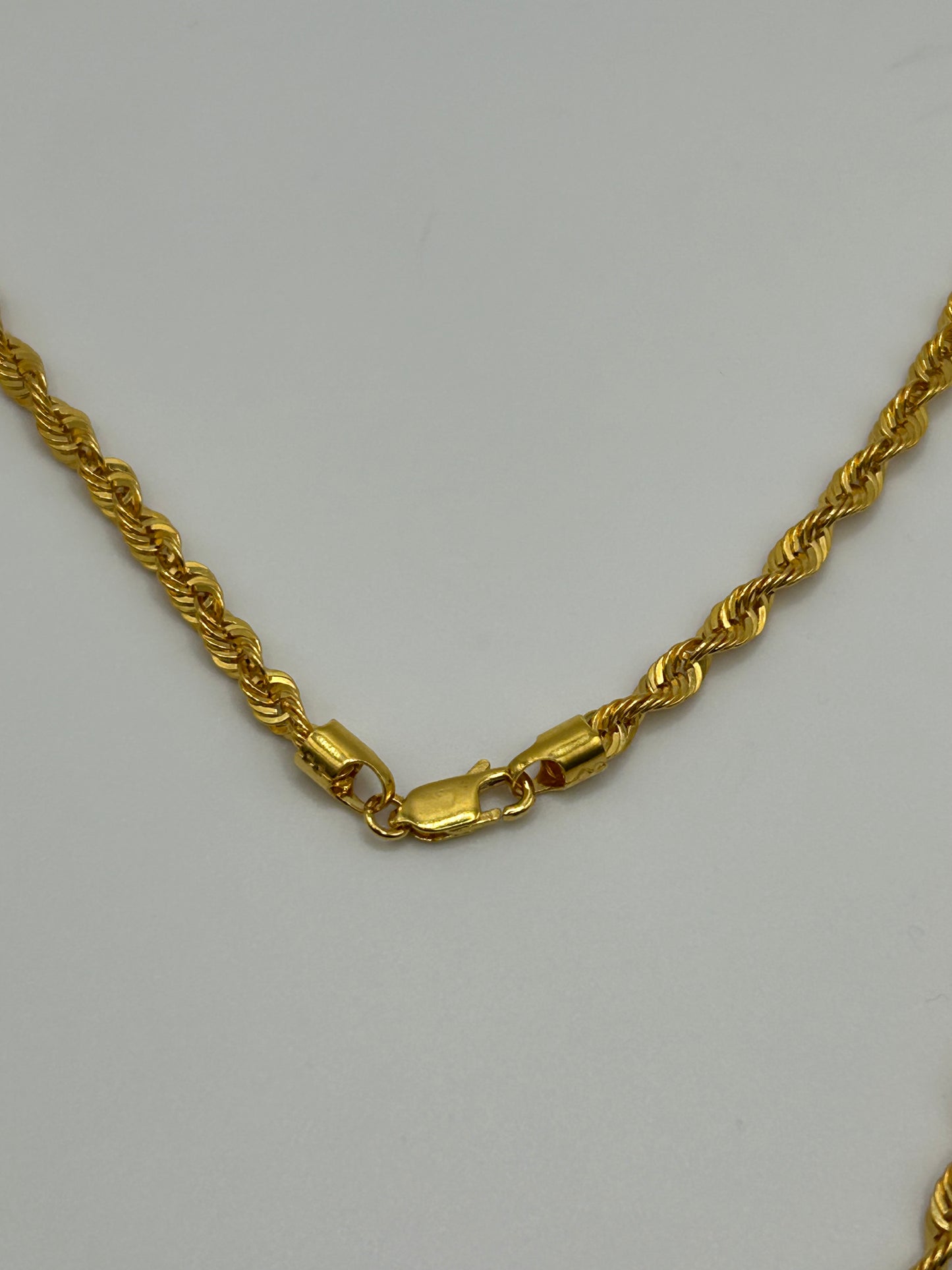 22ct Gold Rope Chain 10.4 grams Hallmarked Hollow