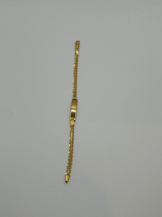 22ct Baby Bracelet 4.6 grams Hallmarked