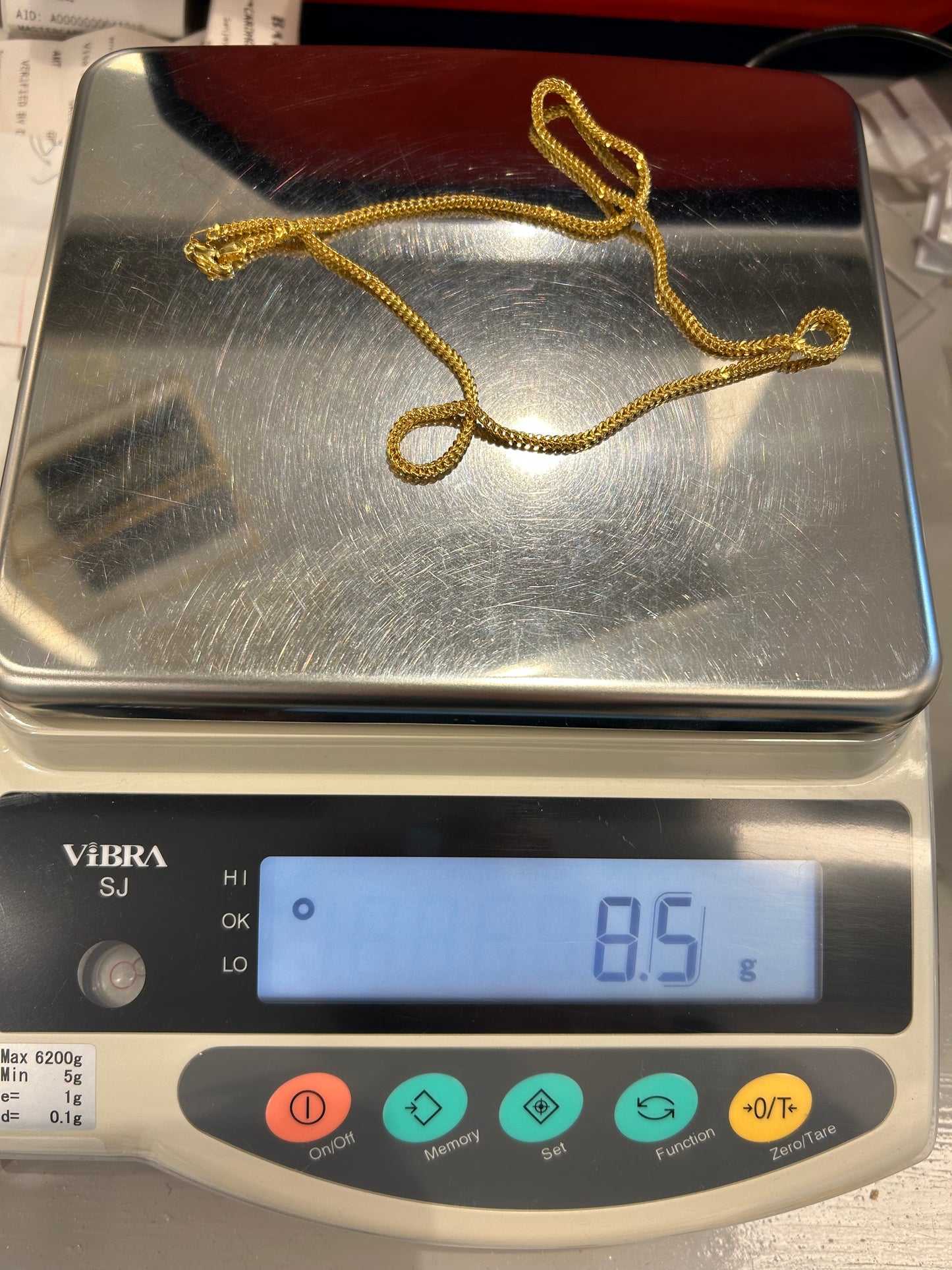 22ct Gold Chain – 8.5g – 20 Inches (Hallmarked)