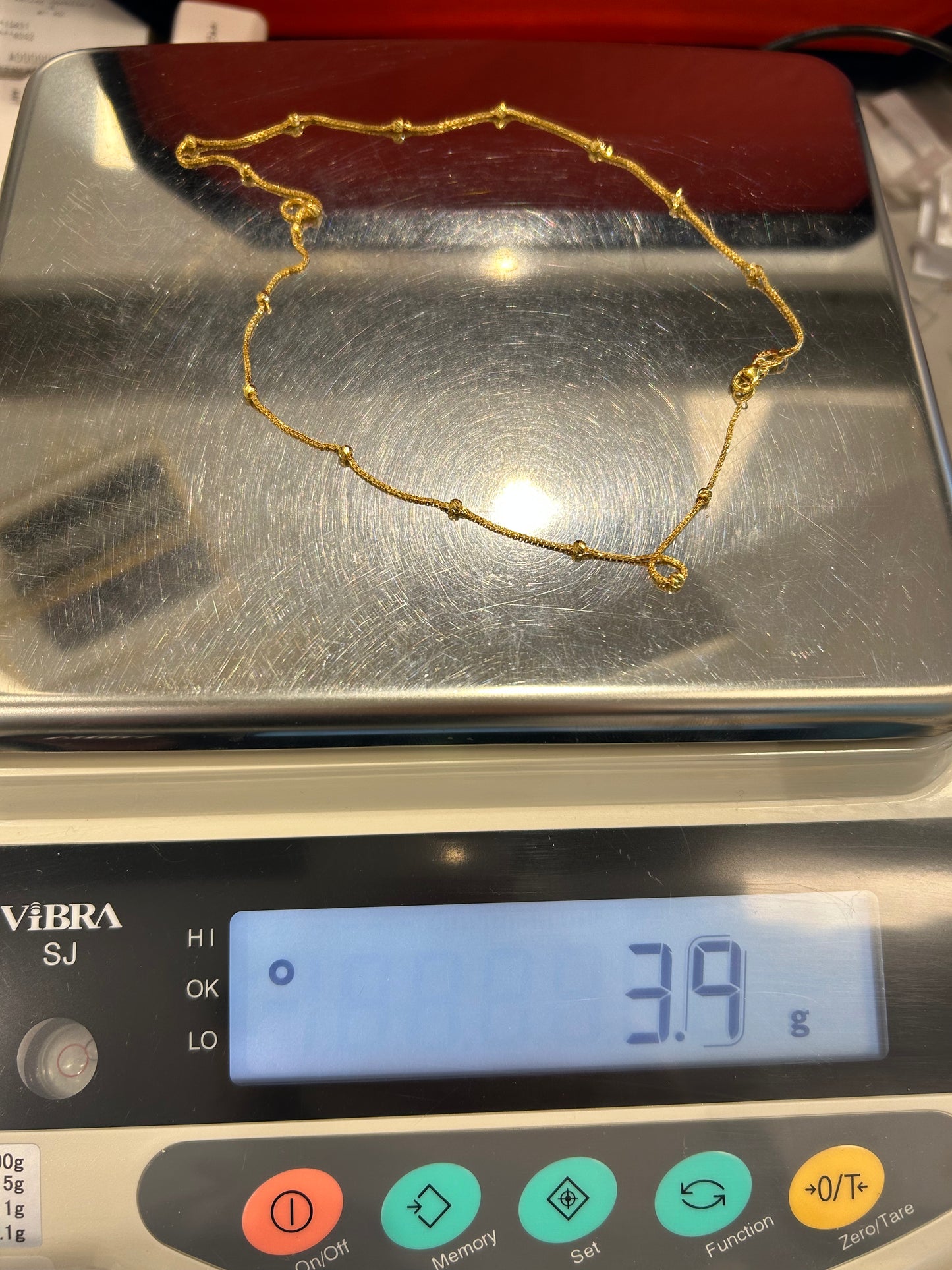 22ct Gold Chain – 3.9g – 16 Inches (Hallmarked)