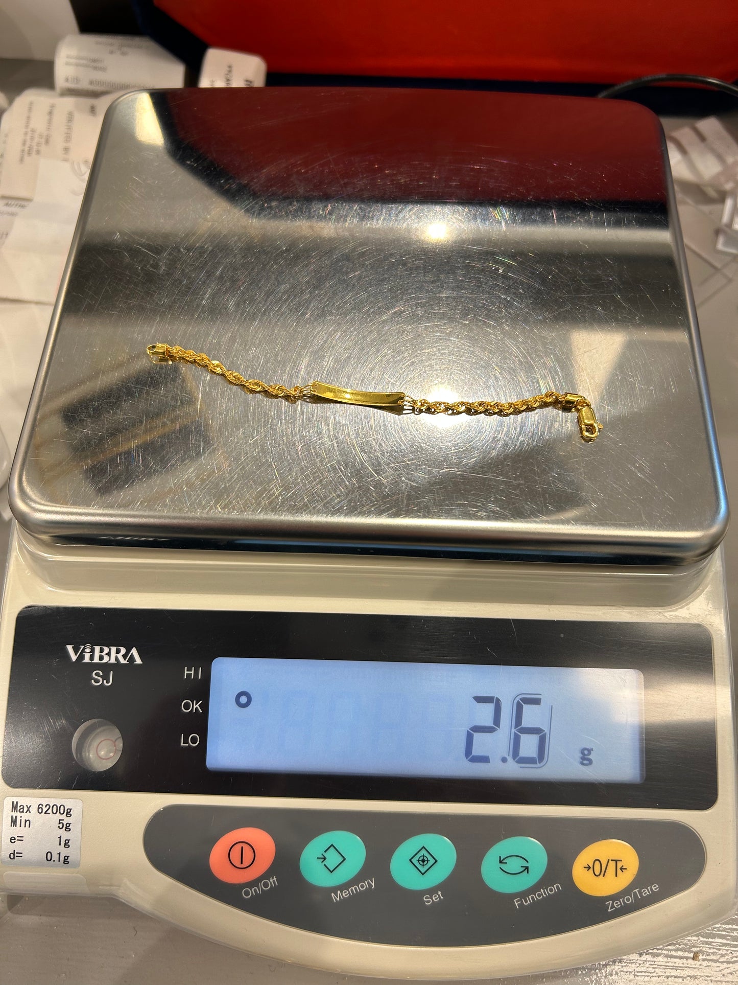 22ct Gold Baby Bracelet – 2.6g – 5 Inches (Hallmarked)