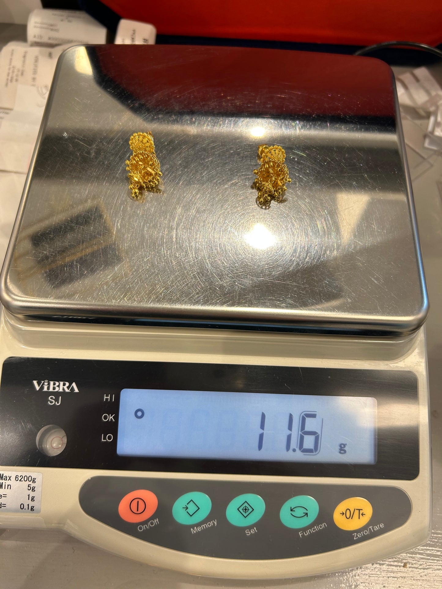 22ct Gold Earrings – 11.6g (Hallmarked)