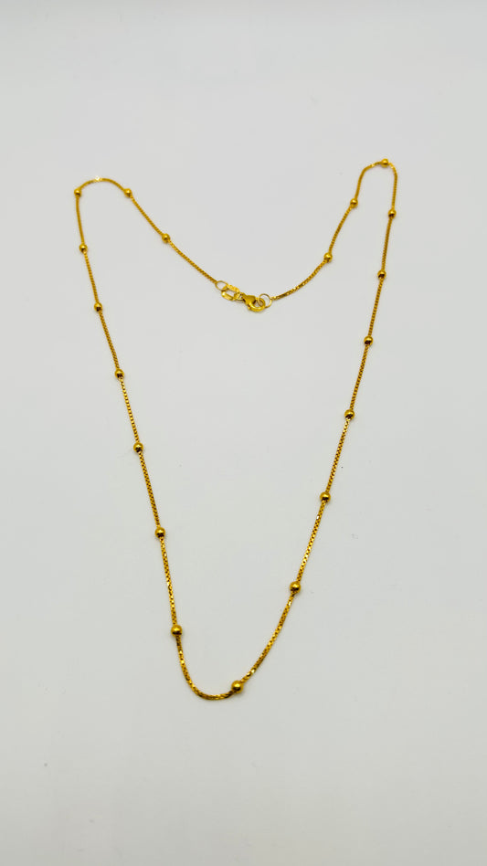 22ct Gold Chain – 4.4g – 18 Inches (Hallmarked)
